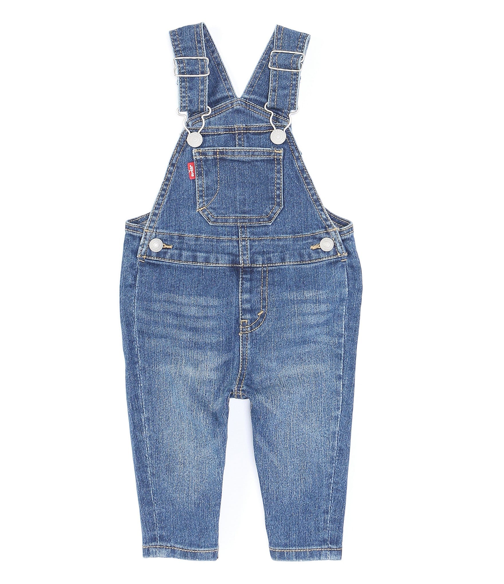 Levi s Baby 3 24 Months Stretch Denim Overalls Dillard s