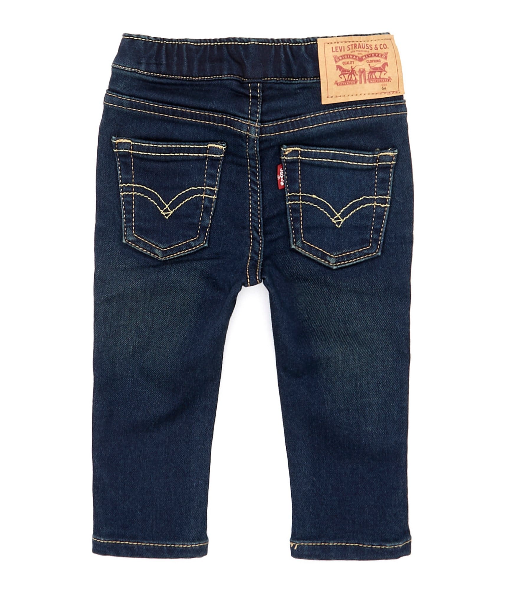 Levi's® Baby Boys 3-24 Months Skinny Fit Pull-On Denim Jeans