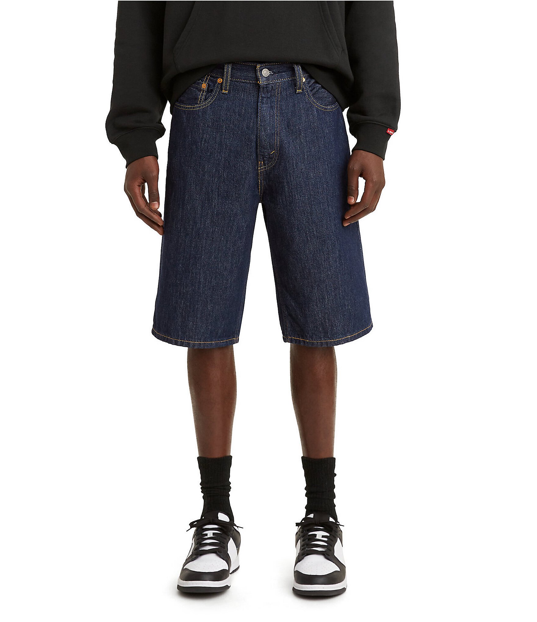 cigarette Interaction collection Levi's® Big & Tall 469 Loose Fit 12" Inseam Denim Shorts | Dillard's