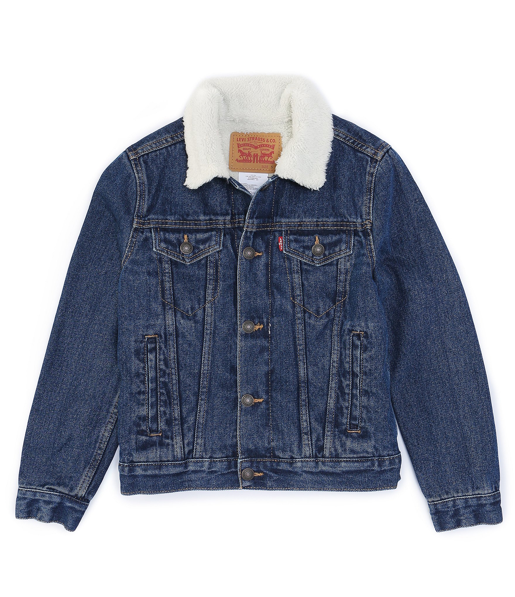 Levi's® Big Boys 8-20 Faux-Sherpa Trucker Dillard's