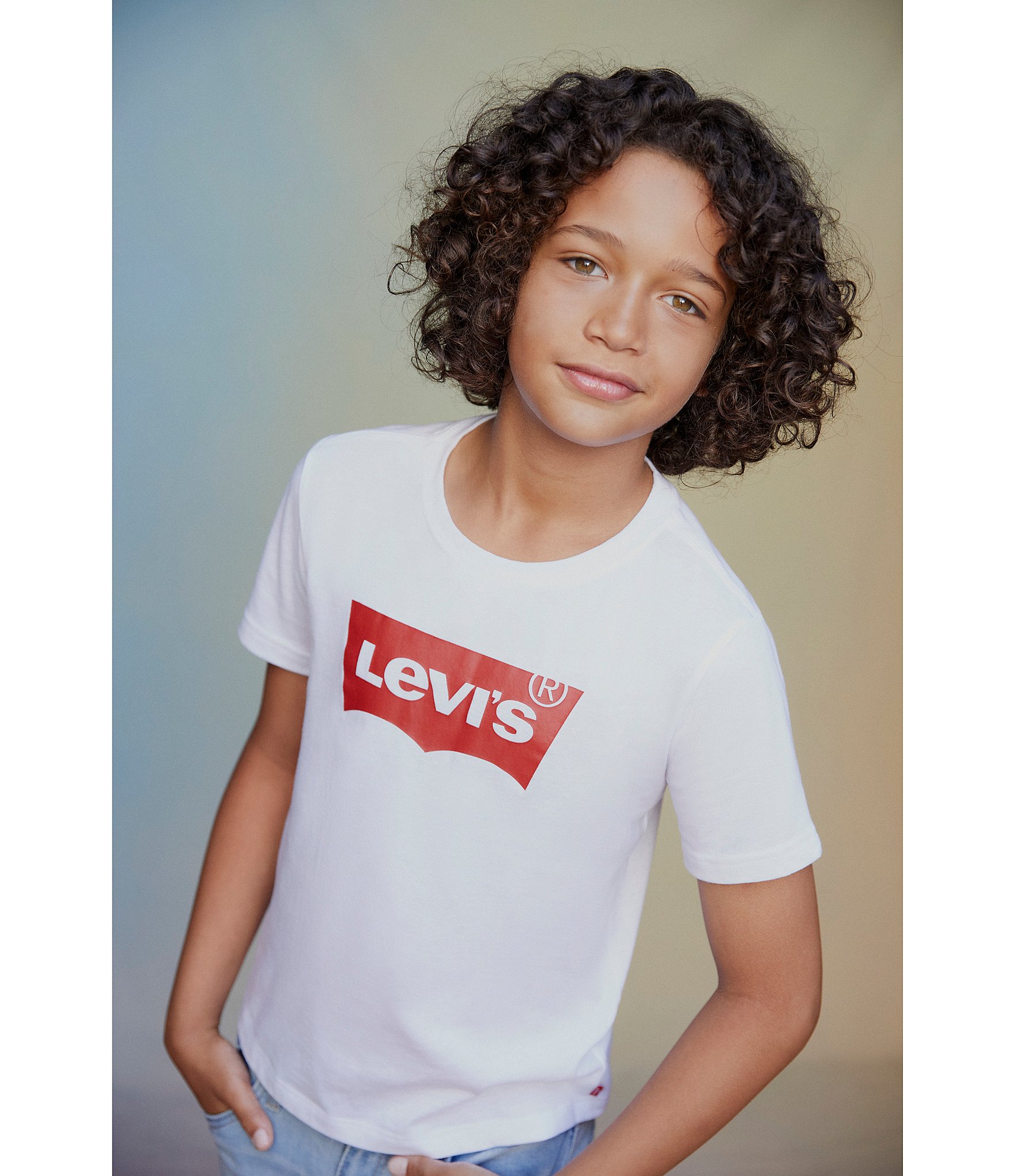 Levi's® Big Boys 8-20 Short Sleeve Batwing Logo T-Shirt