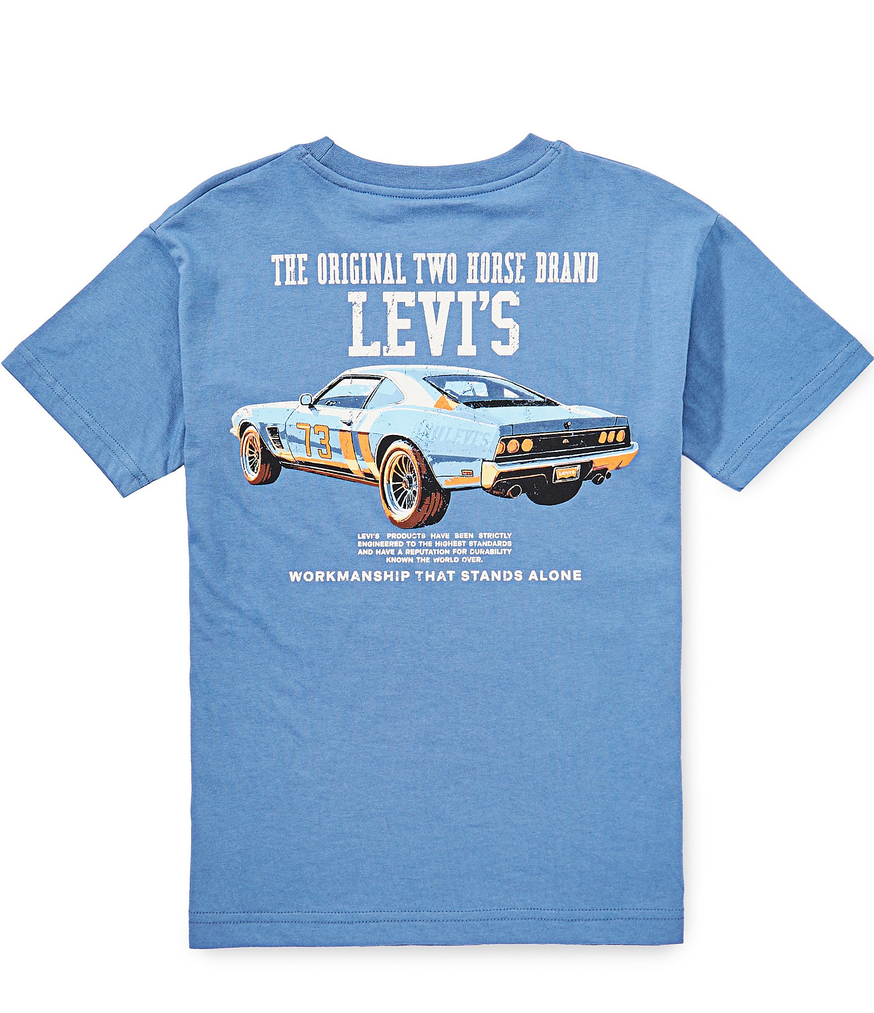 Levi's Big Boys Short Sleeve Rev The Engine Tee