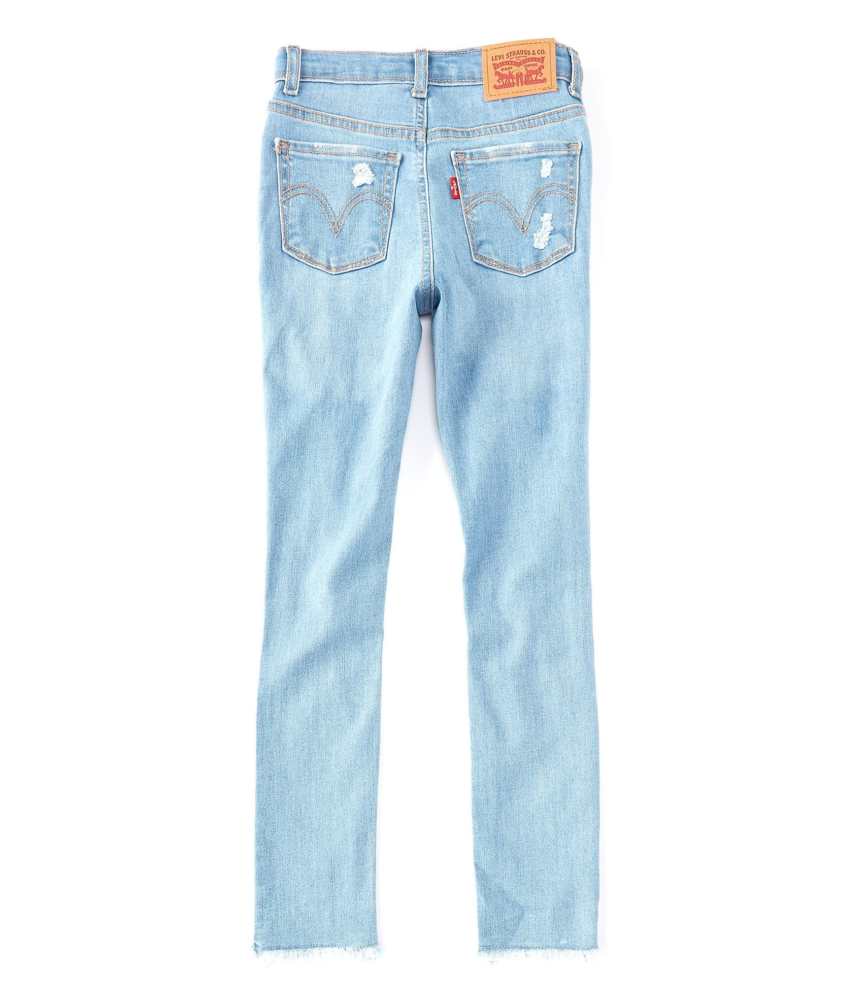 Levi's® Big Girls 7-16 720™ Distressed High-Rise Super-Skinny Jeans