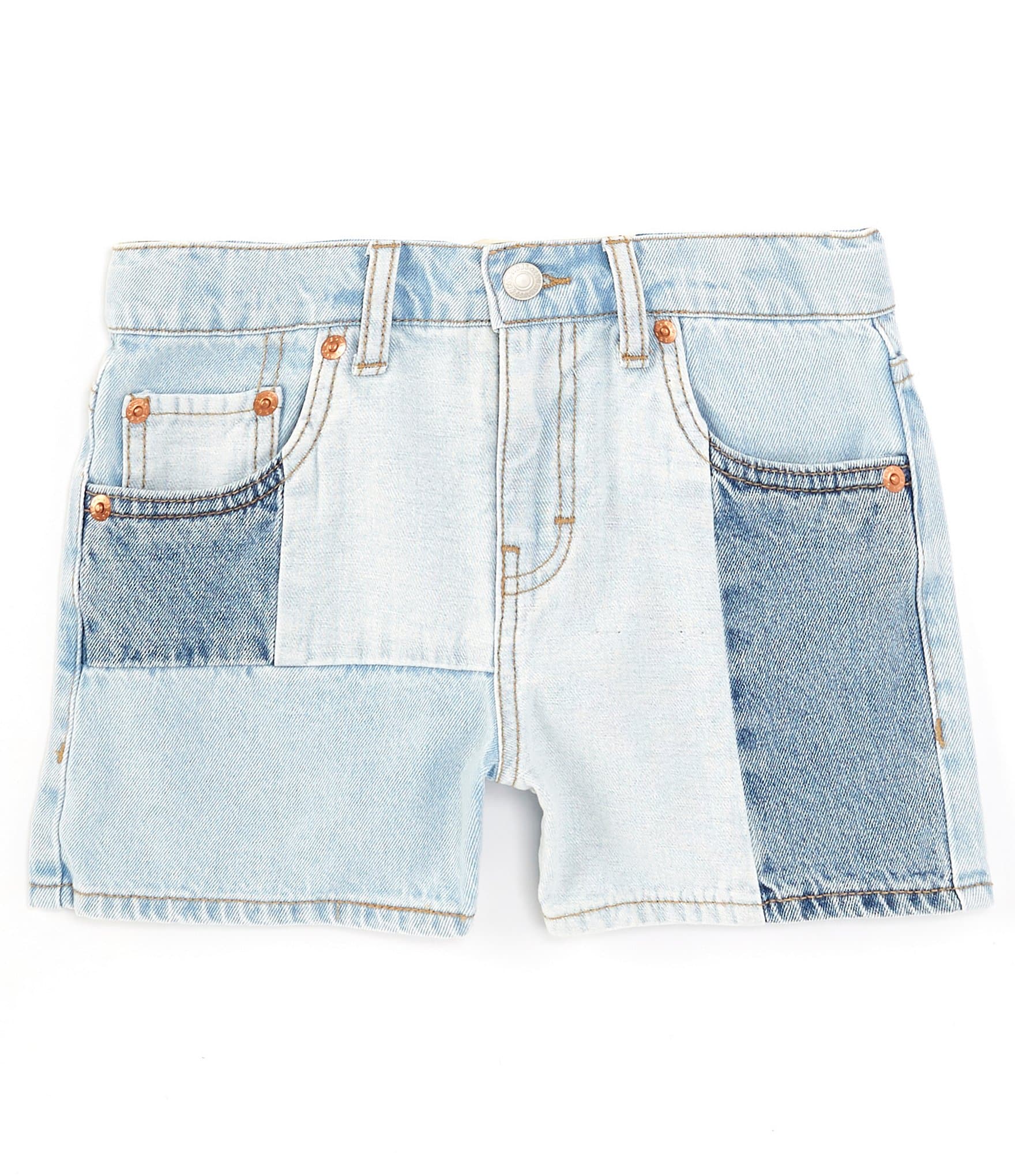 Levi's® Big Girls 7-16 Shade Blocked Girlfriend Shorts | Dillard's