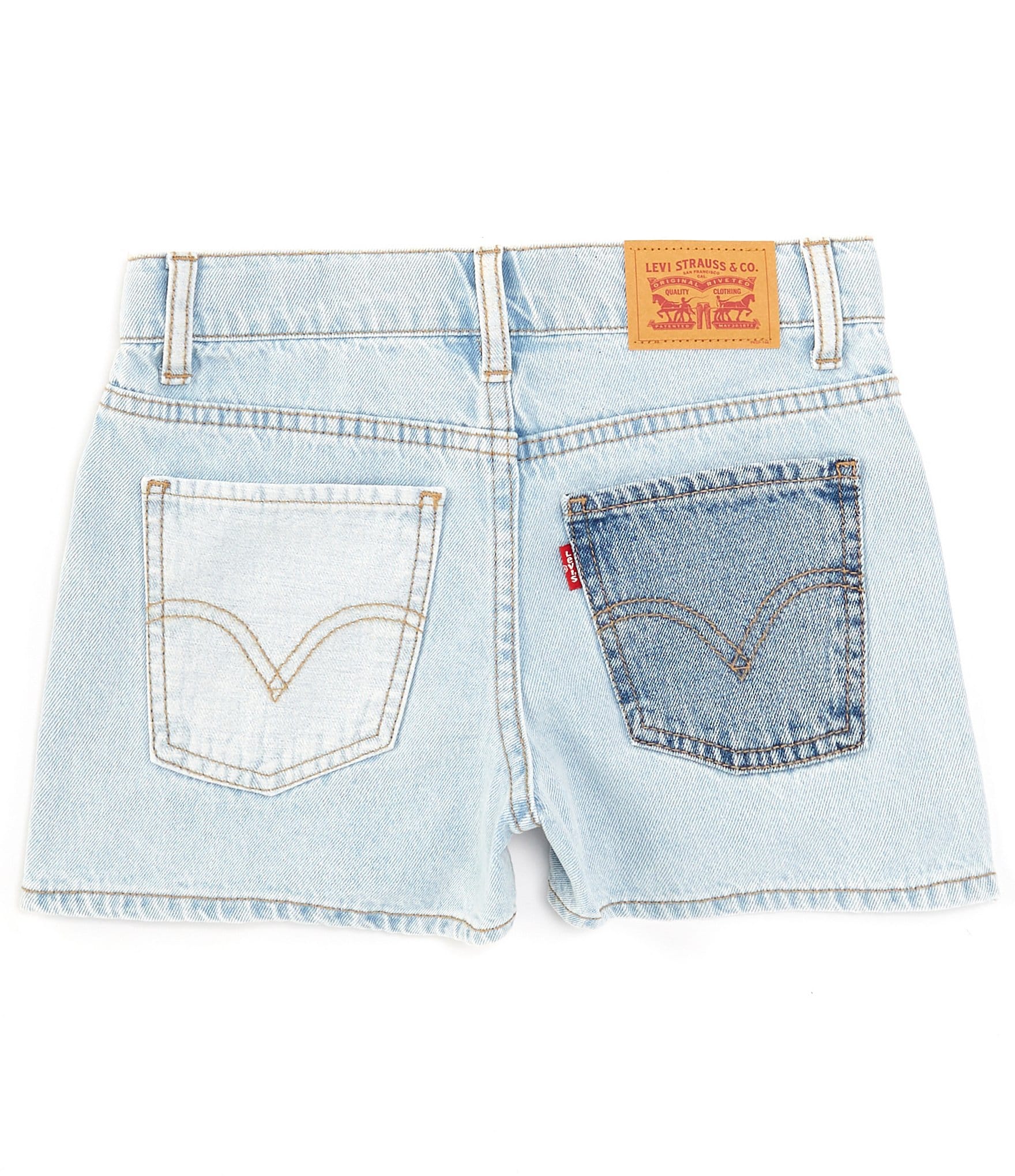 Levi's® Big Girls 7-16 Shade Blocked Girlfriend Shorts