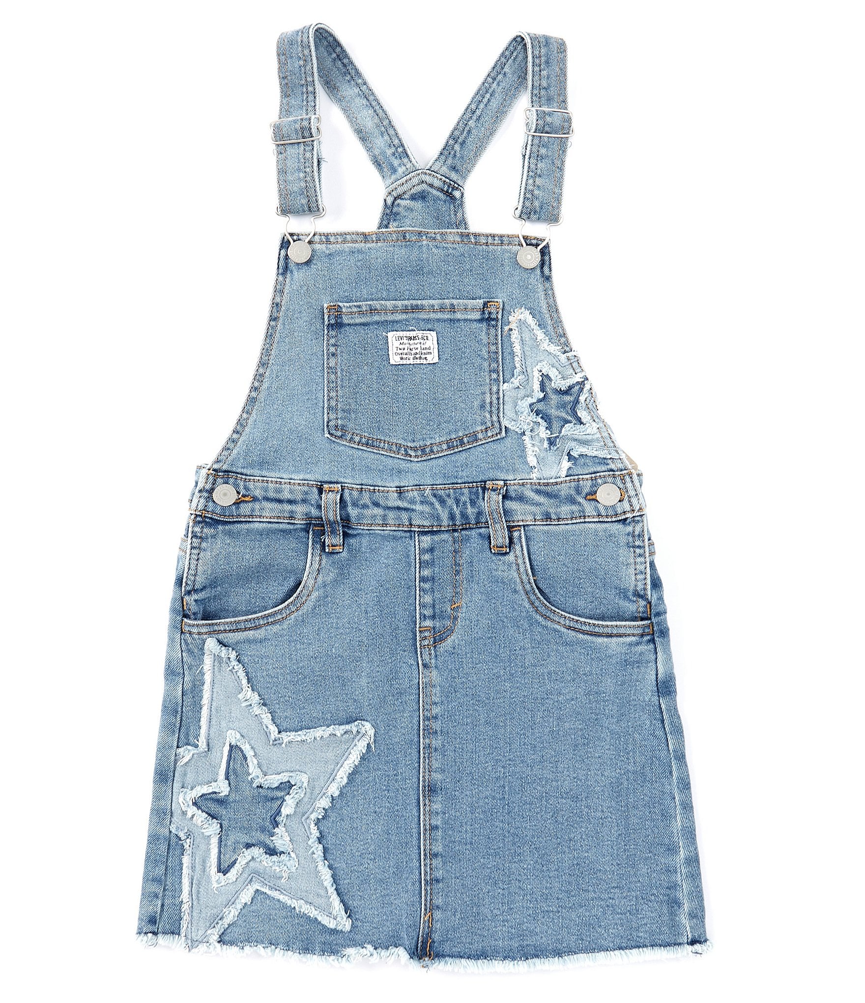 Levi's® Big Girls 7-16 Sleeveless Star Patch Skirtall