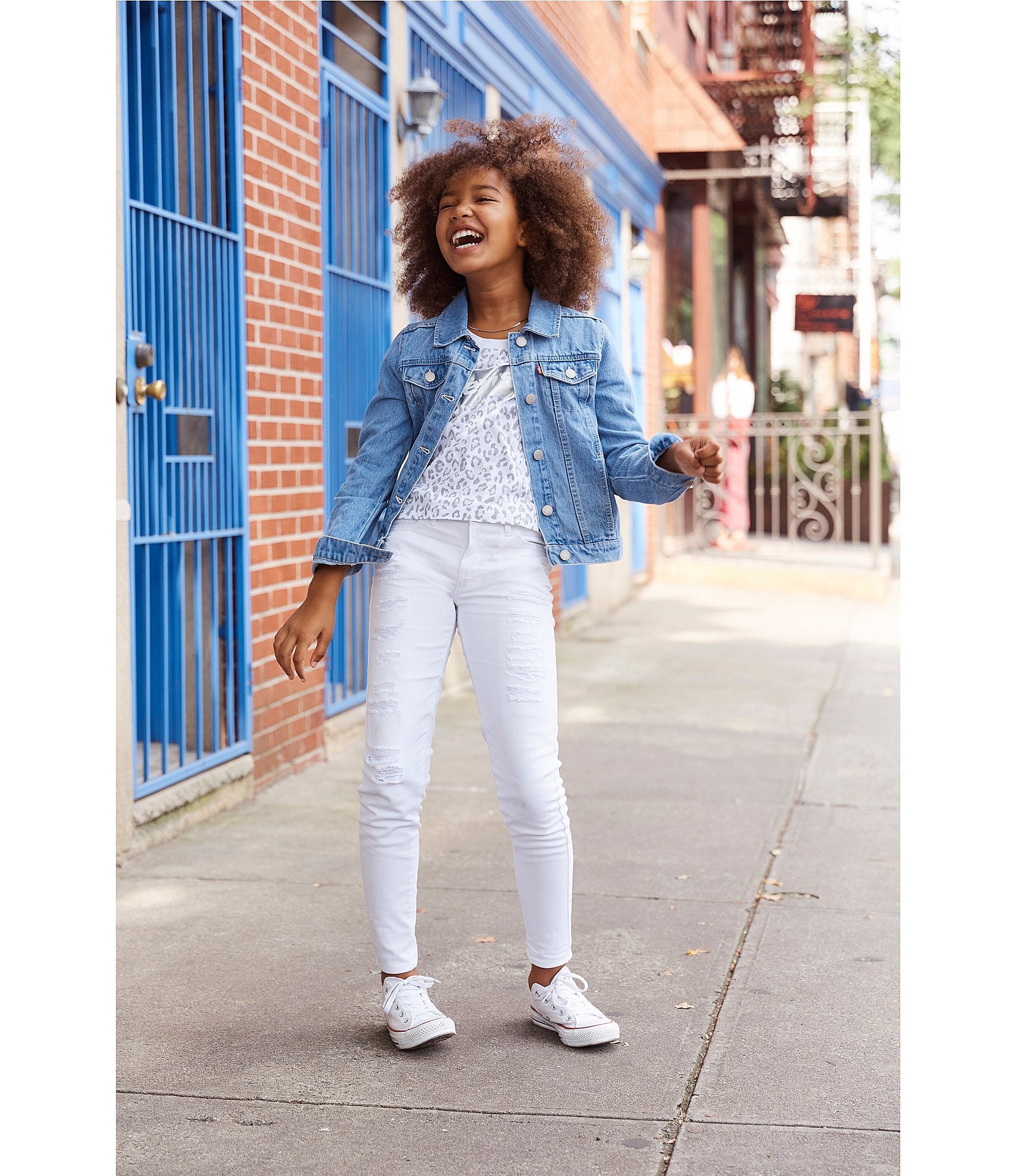 Levi's® Big Girls 7-16 Denim Trucker Jacket