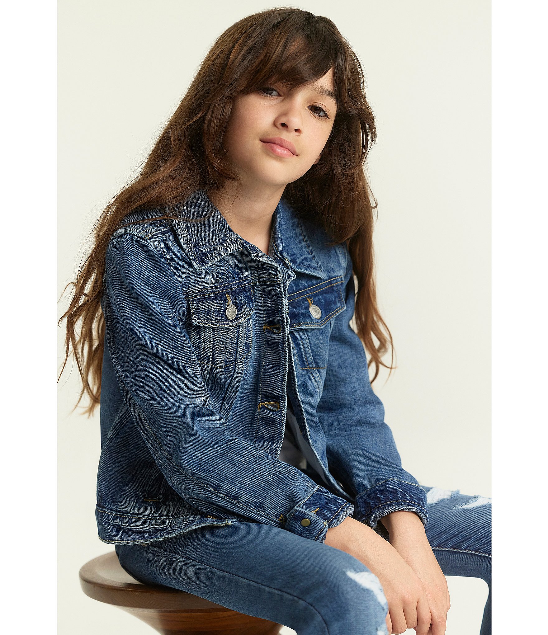 Levi's® Big Girls 7-16 Denim Trucker Jacket