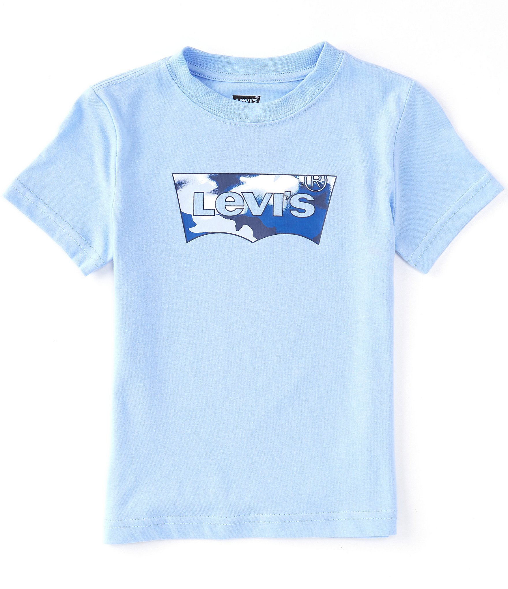 Levi's® Camo Little Boys 2T-7 Short Sleeve Camo Fill Batwing T-Shirt ...