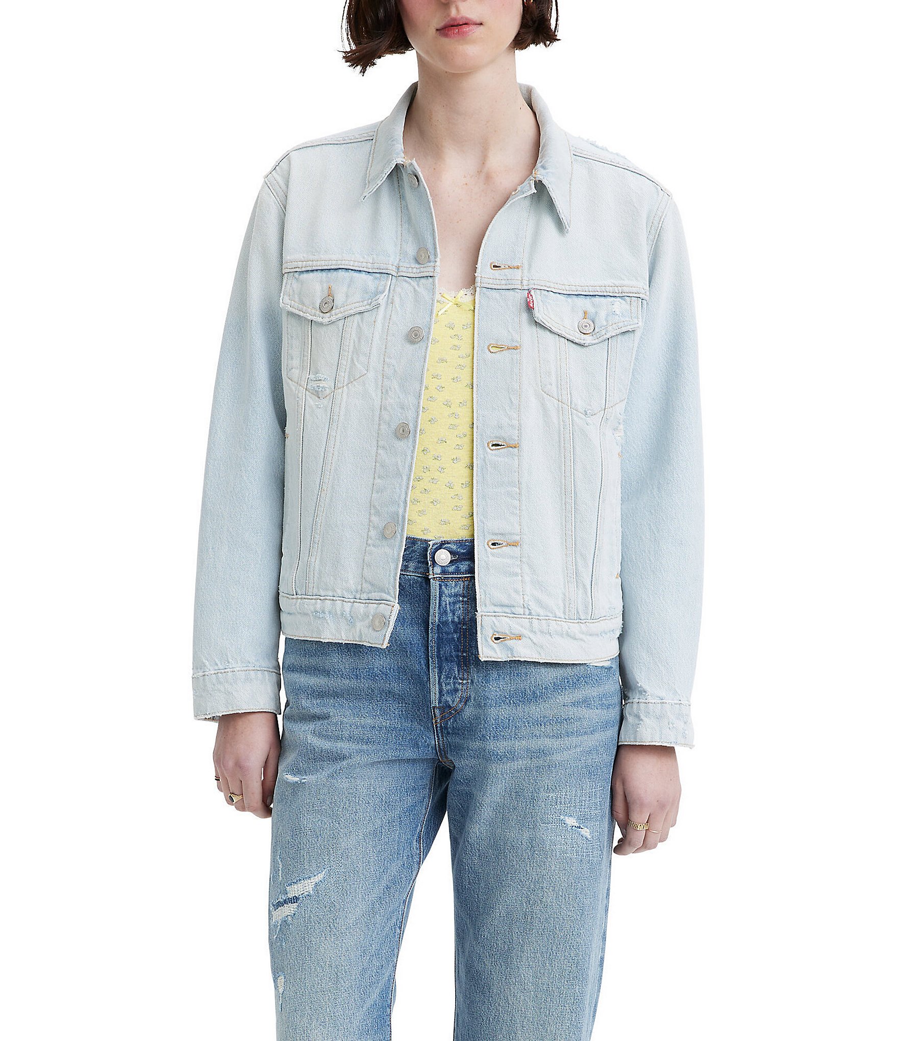 Levi's ex boyfriend trucker hotsell jacket soft as butter