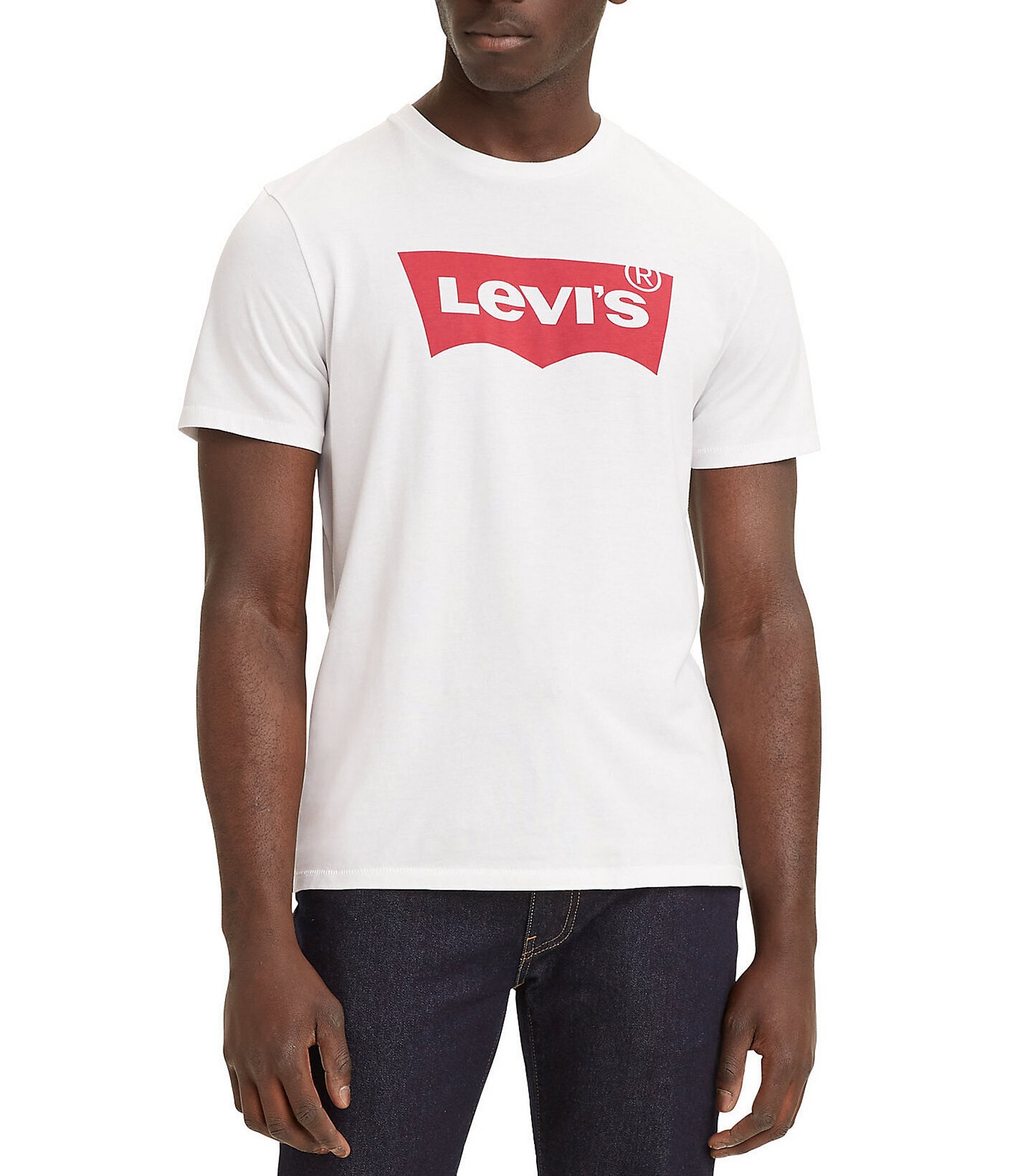 mens white levi shirt