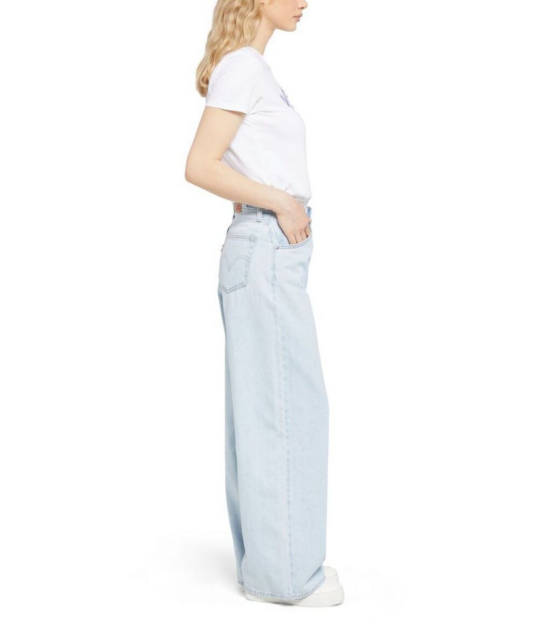 Levi's® High Rise Cinch Baggy Denim Jeans