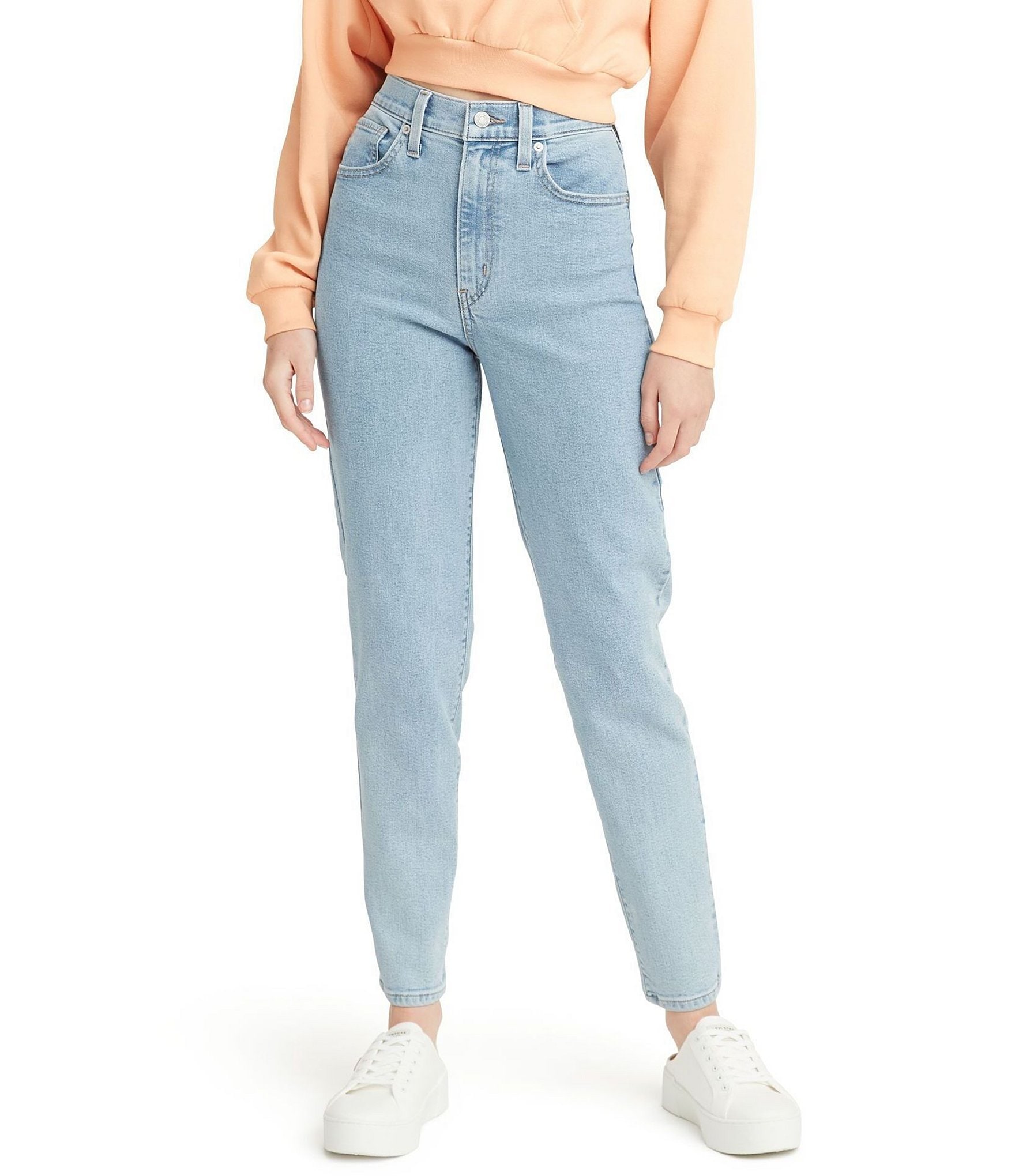 Levi's® High Rise Skinny Leg Tapered Mom Jeans |