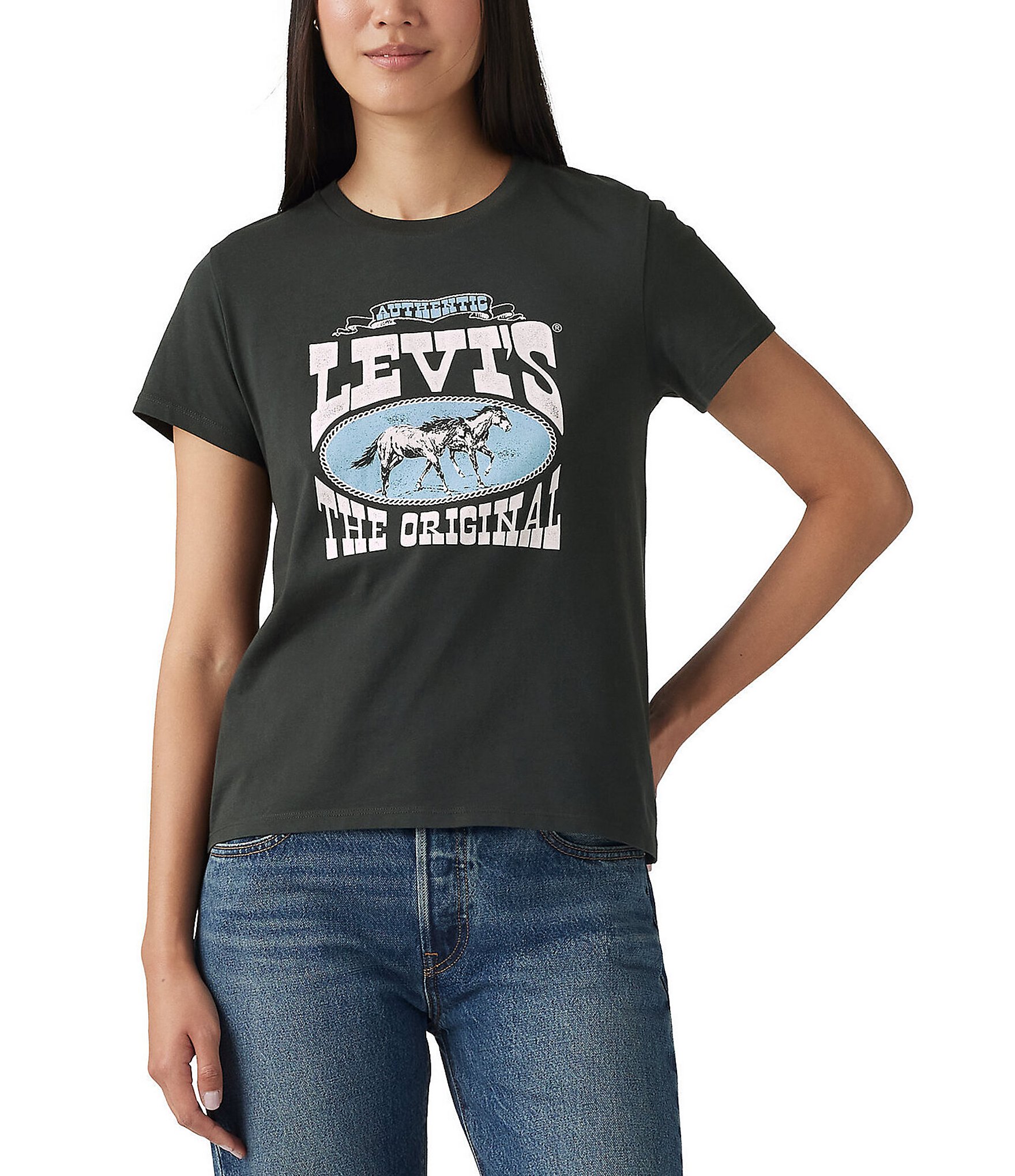 Levi's® Horse Poster Short Sleeve Graphic T-Shirt