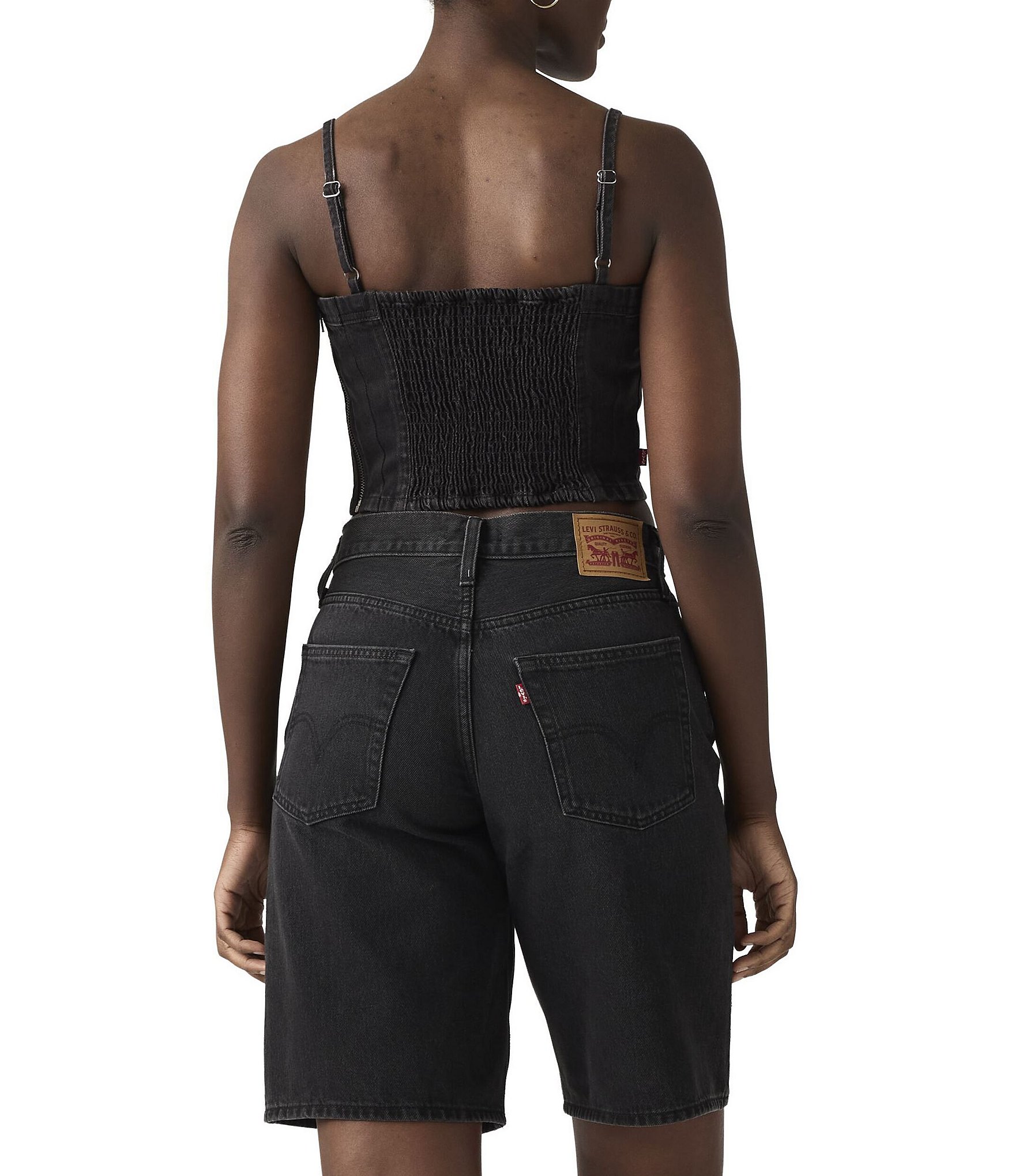 Levi's® Jadine Cropped Denim Tank Top