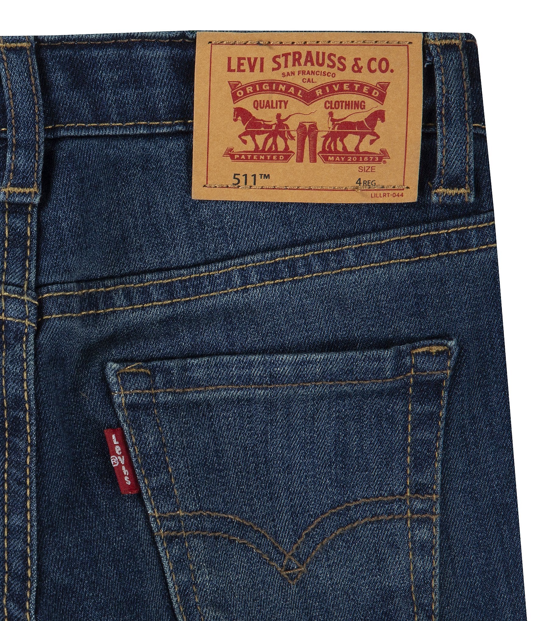 Levi's® Little Boys 2T-7 511™ Slim Fit Eco Performance Jeans