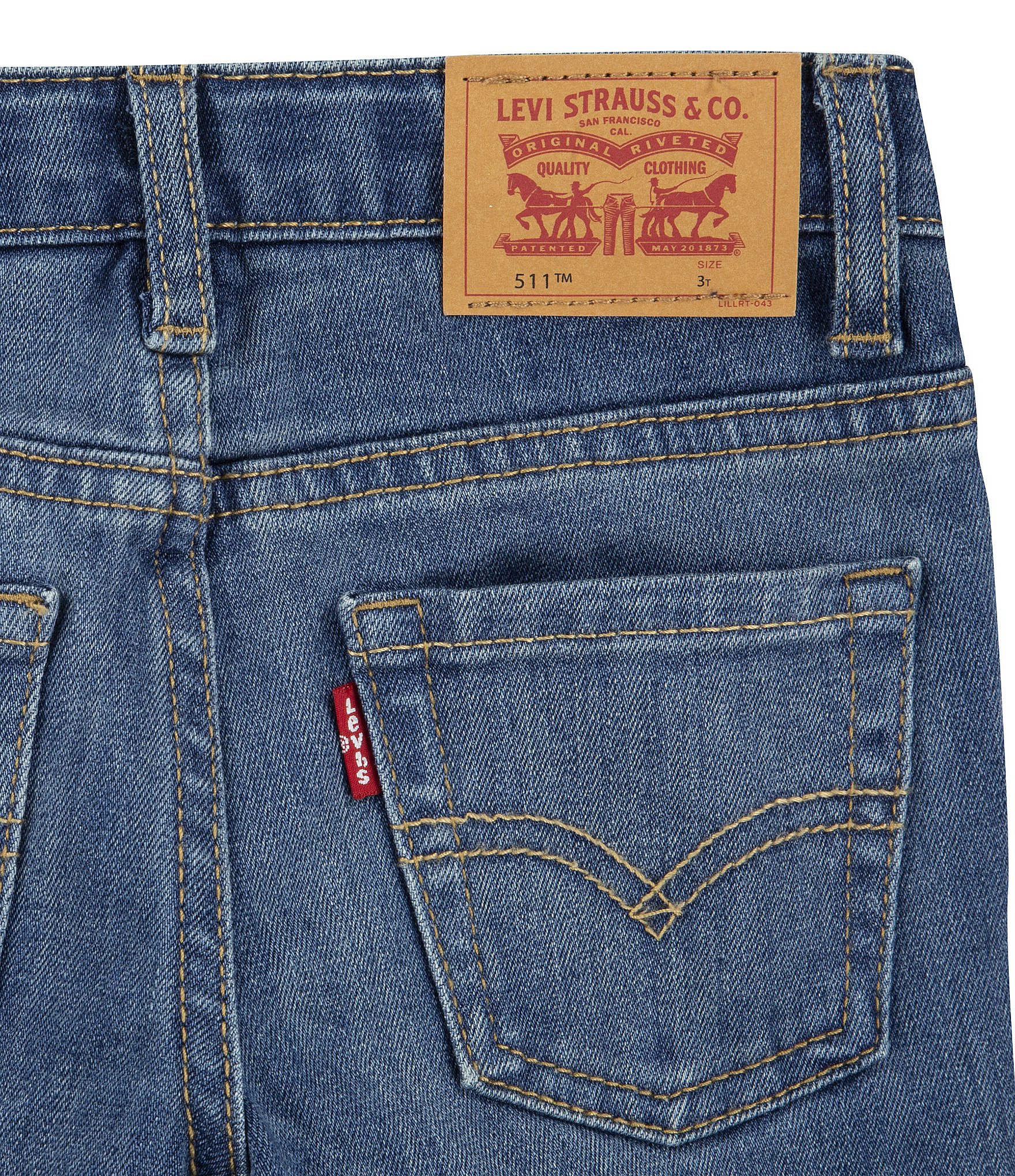 Levi's® Little Boys 2T-7 511™ Slim Fit Eco Performance Jeans