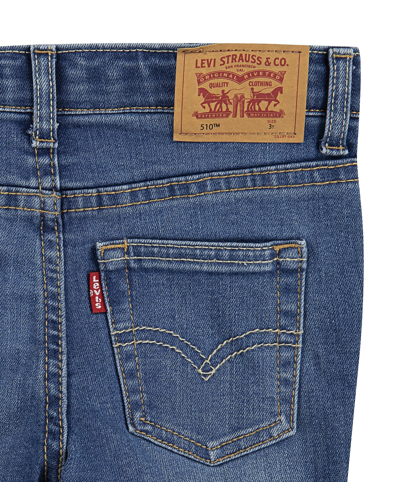 Levi's® Little Boys 2T-7X 510™ Skinny Fit Everyday Performance Jeans