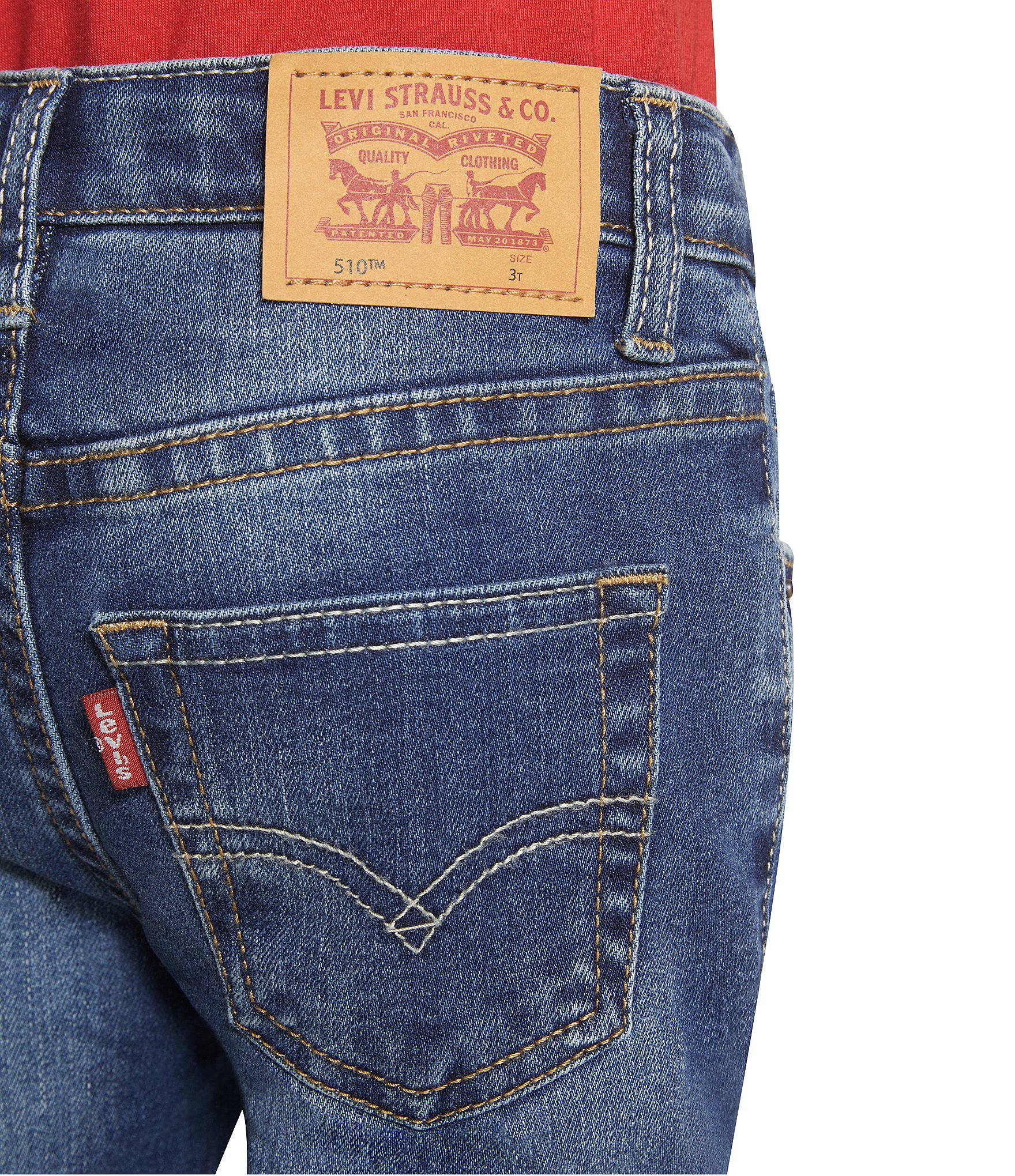 Levi's® Little Boys 2T-7X 510™ Skinny Fit Everyday Performance Jeans