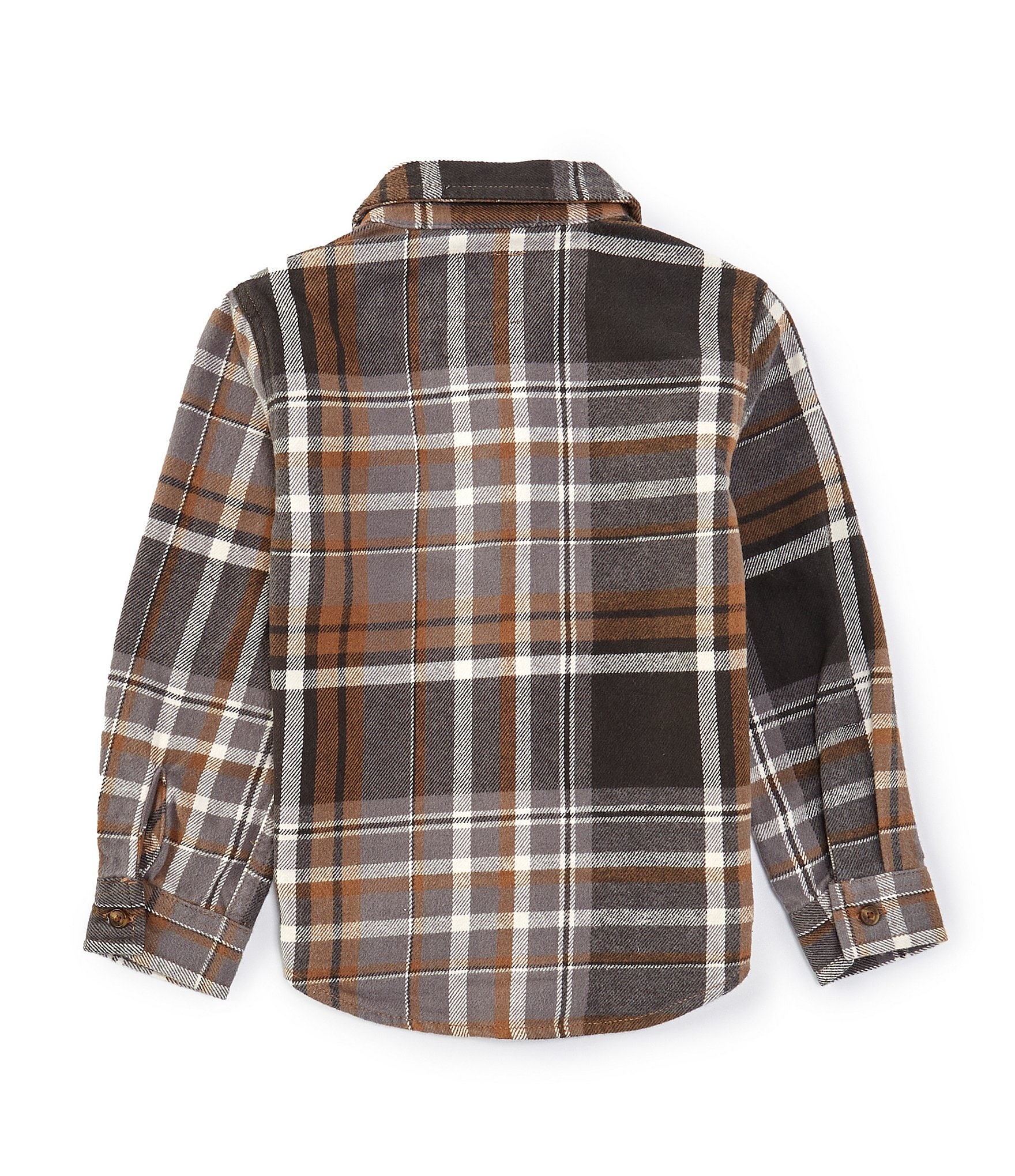 Levi's® Little Boys 2T-7 Long-Sleeve Plaid Flannel Shirt