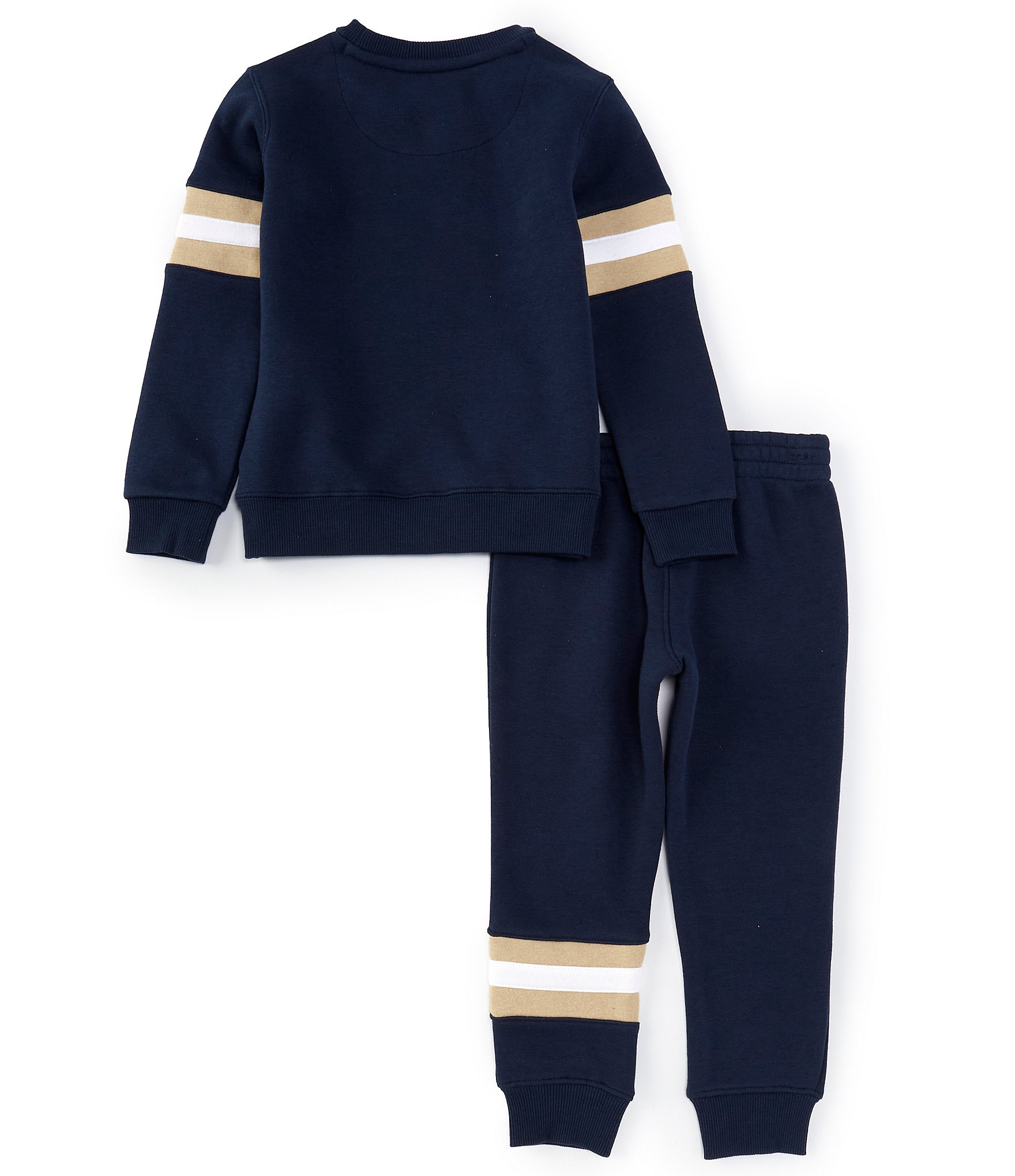 Levi's® Little Boys 2T-7 Long-Sleeve Varsity Sweatshirt & Matching Jogger Pant Set