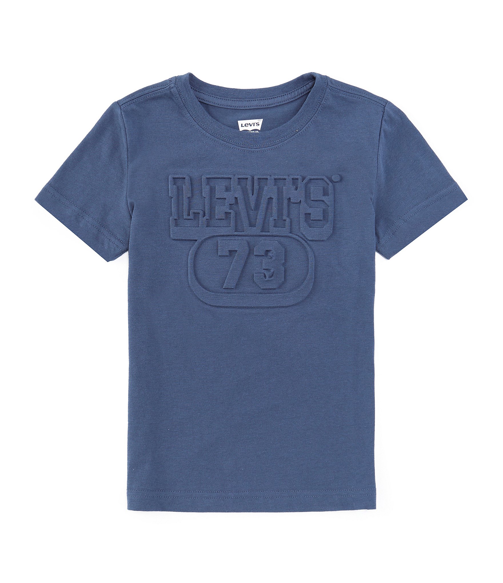 Levi's® Little Boys 2T-7 Short Sleeve Embossed Logo T-Shirt