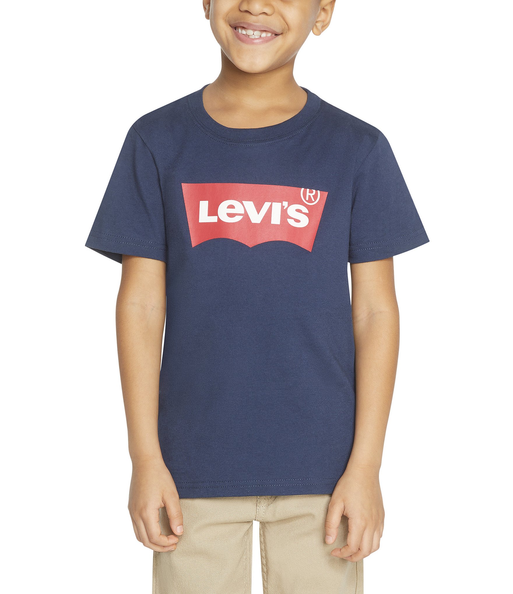 Levi's® Little Boys 2T-7 Short Sleeve Logo T-Shirt