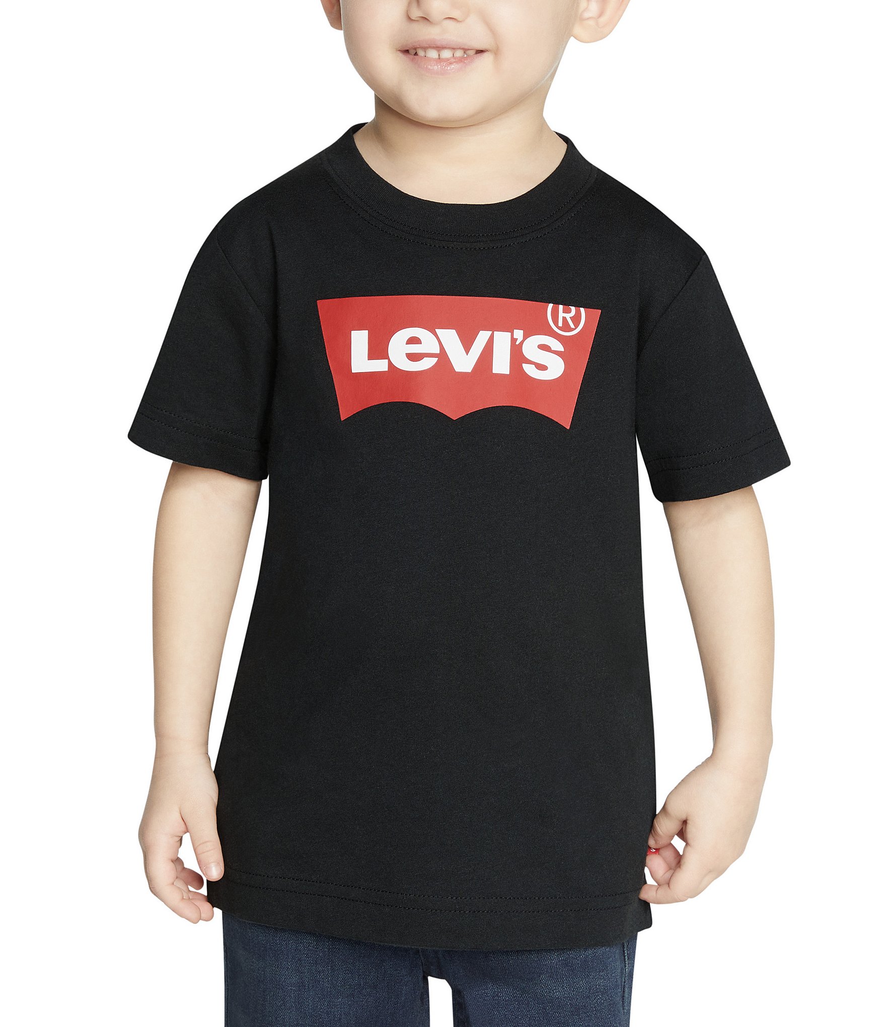 Levi's® Little Boys 2T-7 Short Sleeve Logo T-Shirt