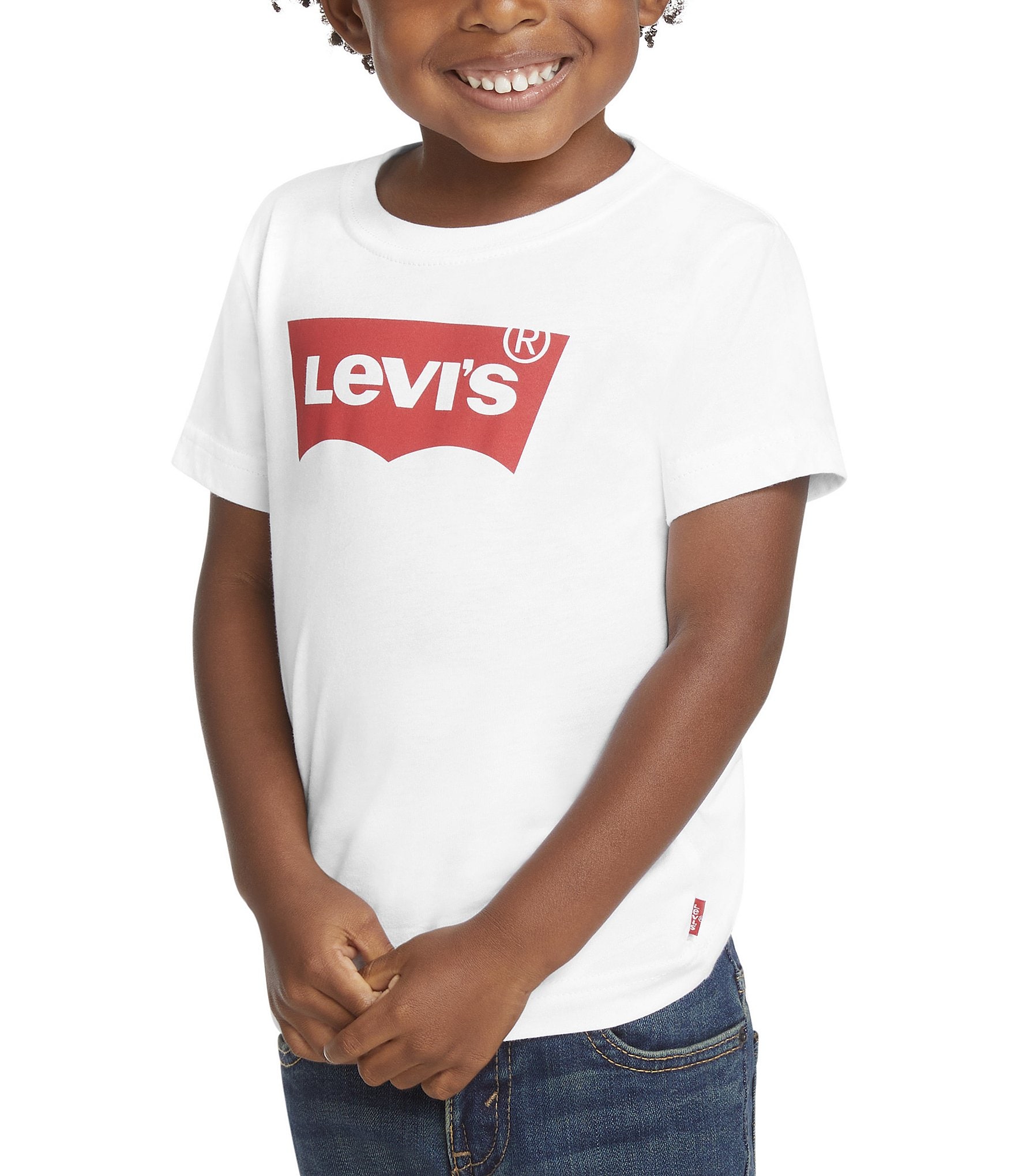 Levi's® Little Boys 2T-7 Short Sleeve Logo T-Shirt