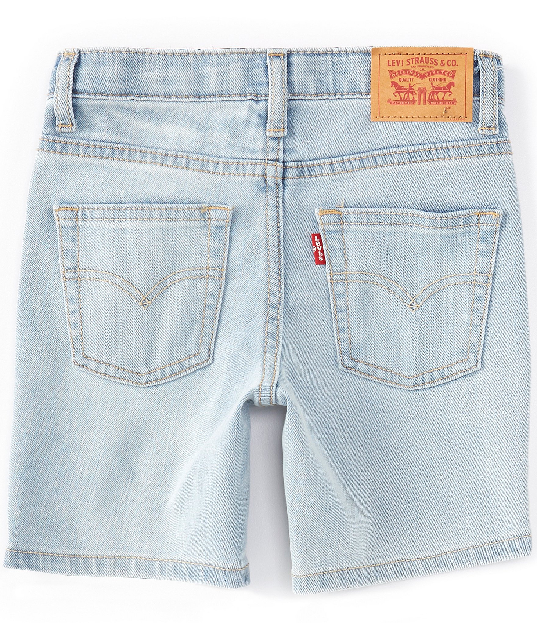 Levi's® Little Boys 2T-7 Slim-Fit Lightweight Performance Denim Shorts