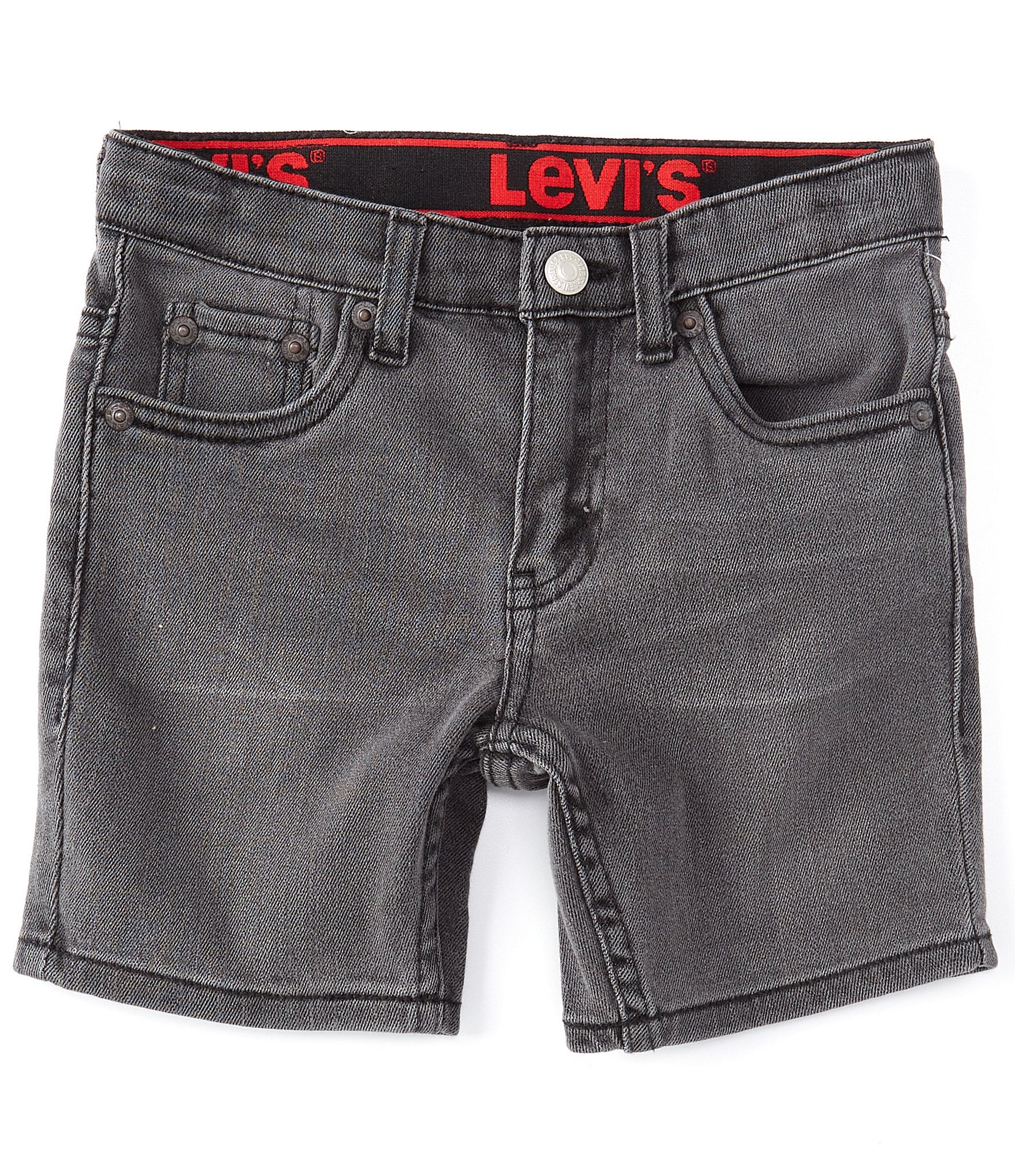 Levi's® Little Boys 2T-7 Slim-Fit Lightweight Performance Denim Shorts