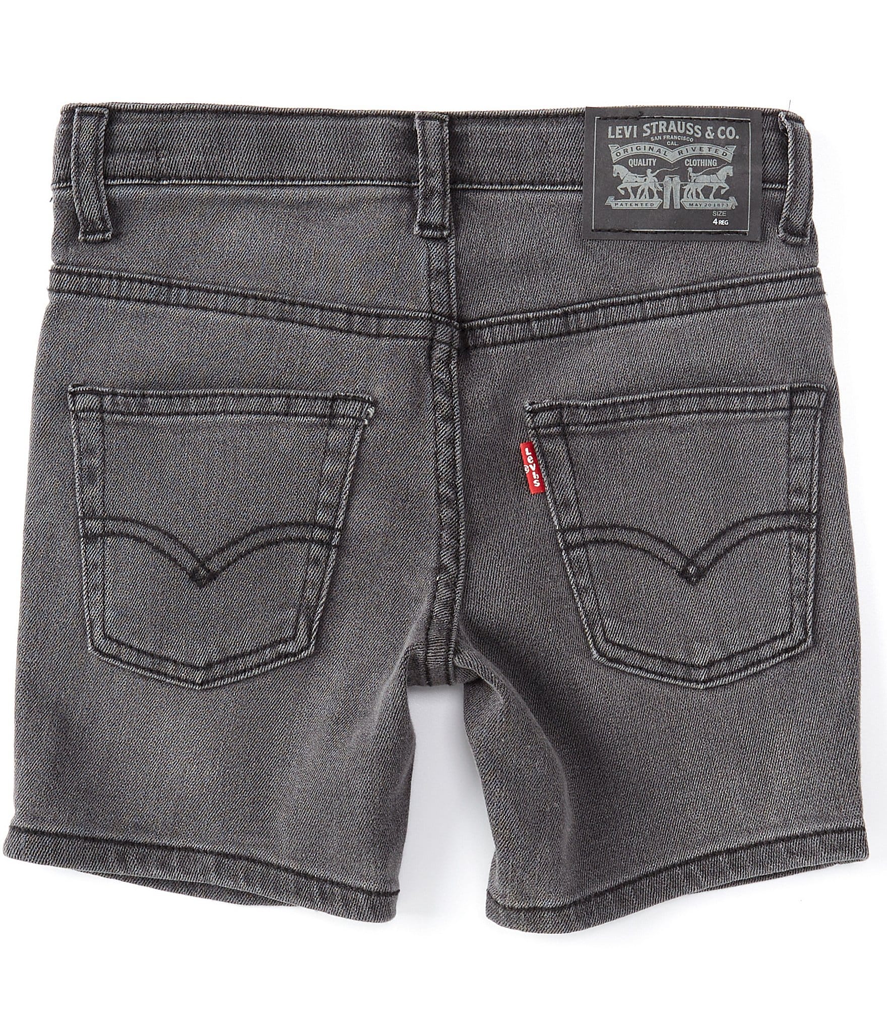 Levi's® Little Boys 2T-7 Slim-Fit Lightweight Performance Denim Shorts