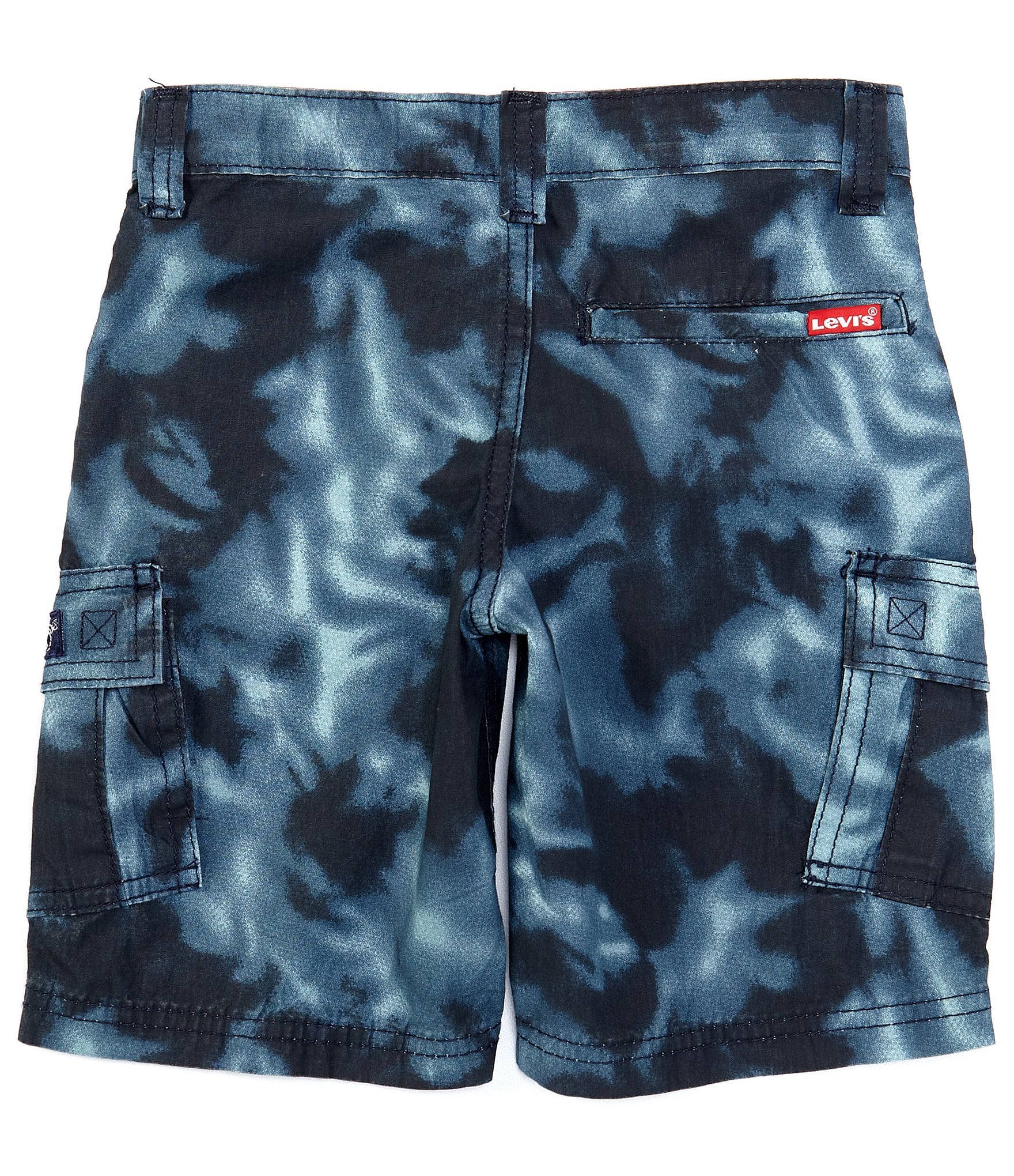 Levi's® Little Boys 2T-7 Tie-Dye Relaxed-Fit Cargo Shorts