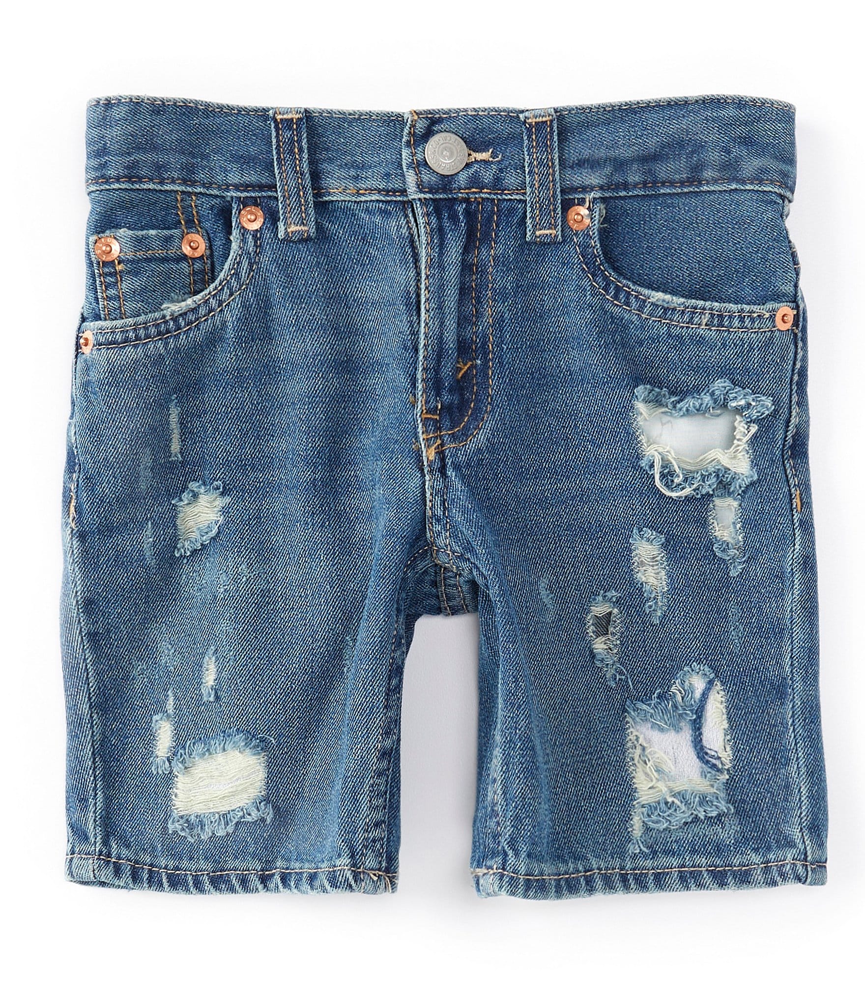 Kids ONLY Shorts vaqueros - medium blue denim/azul marino 