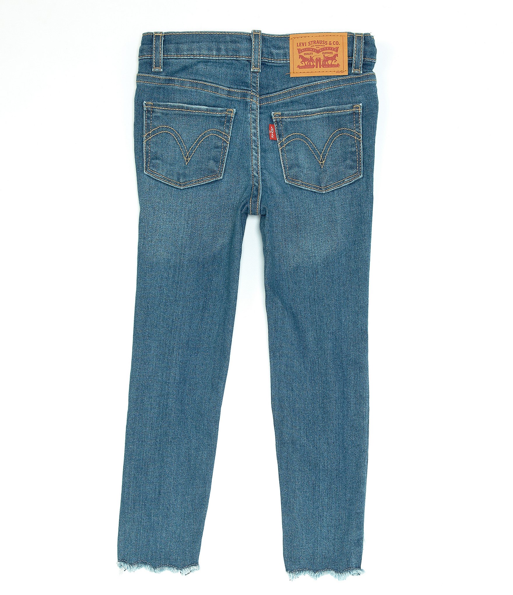 Levi's® Little Girls 2T-6X 720 Distressed High-Rise Super-Skinny Jeans