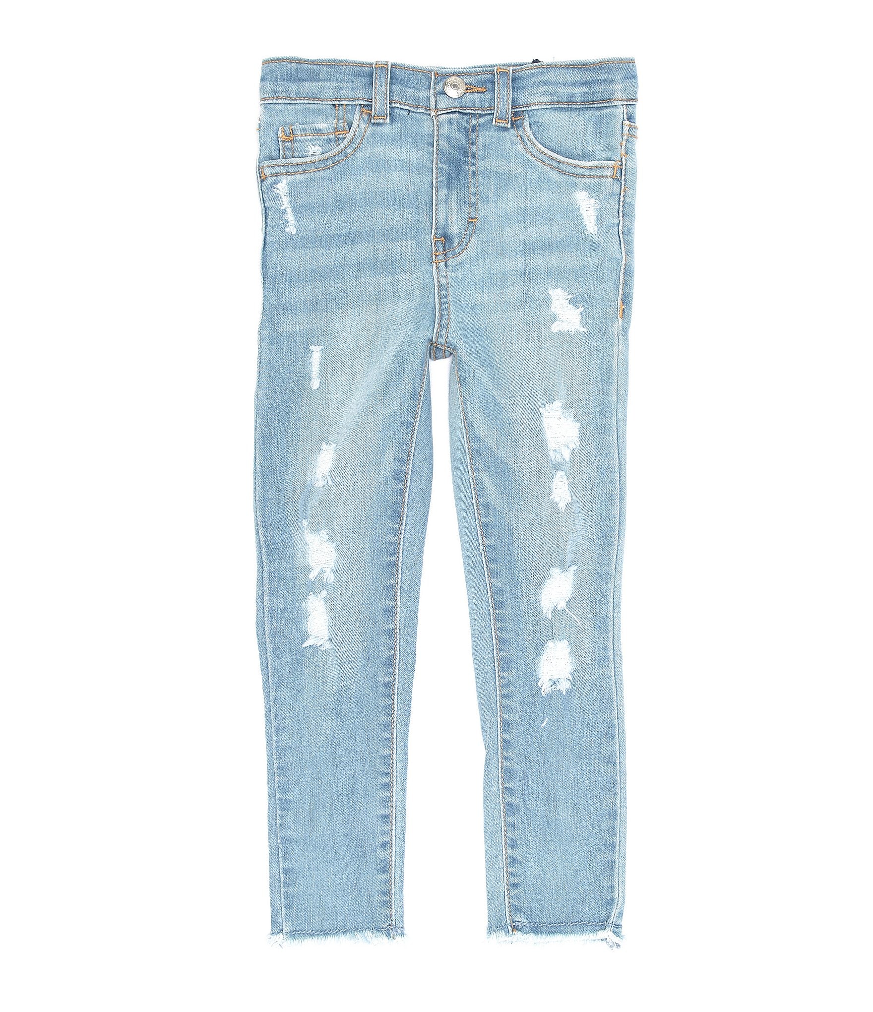 Levi's® Little Girls 2T-6X 720 Distressed High-Rise Super-Skinny Jeans