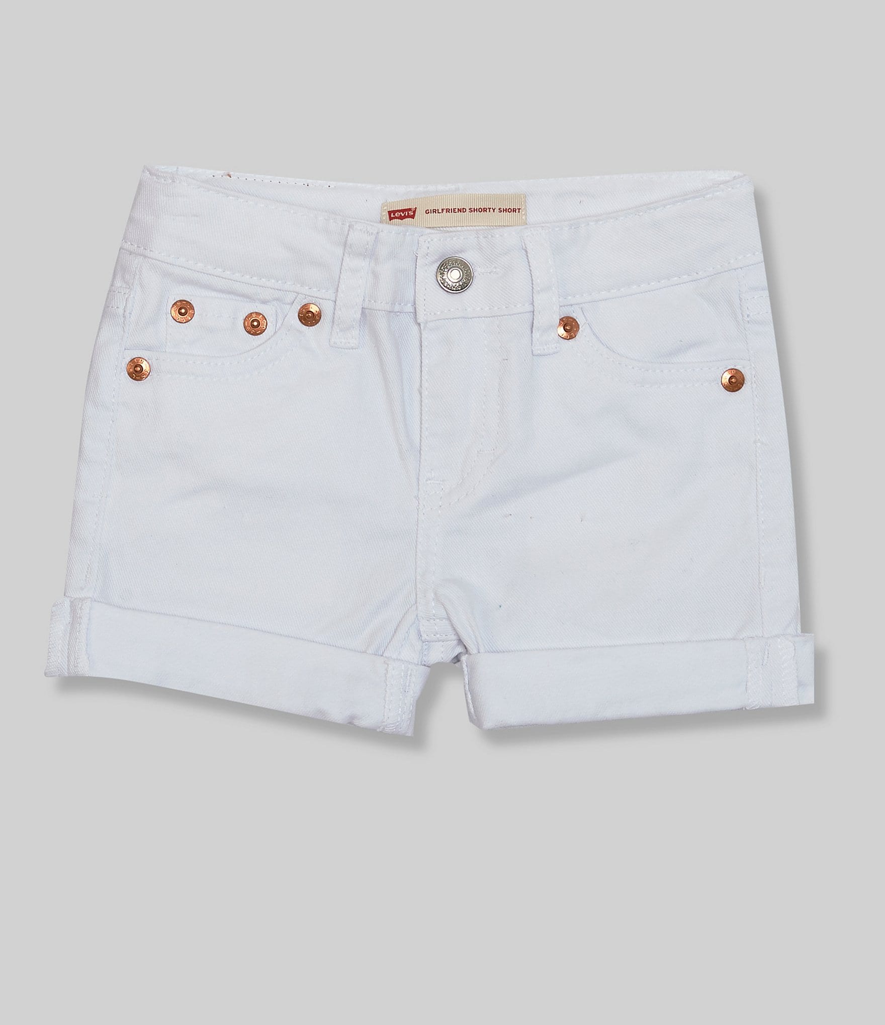 Levi's® Little Girls 2T-6X Girlfriend Shorty Denim Shorts