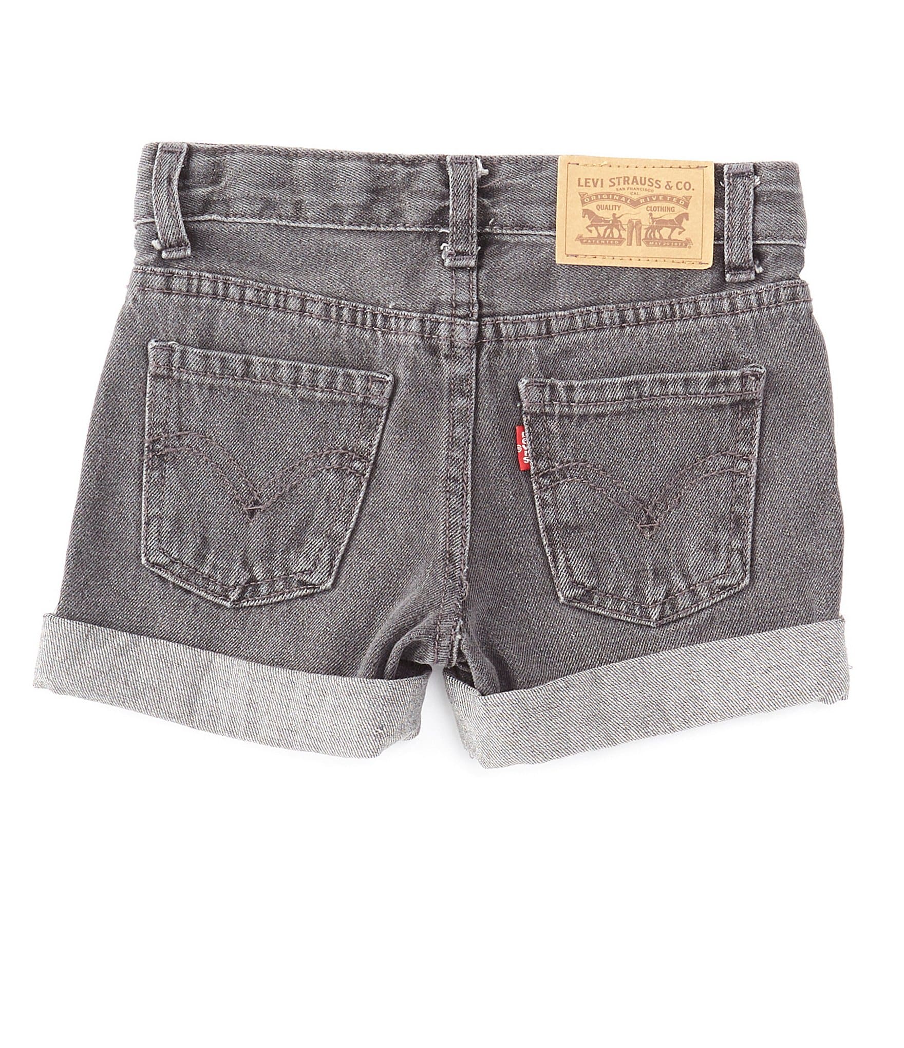 Levi's® Little Girls 2T-6X Girlfriend Shorty Denim Shorts