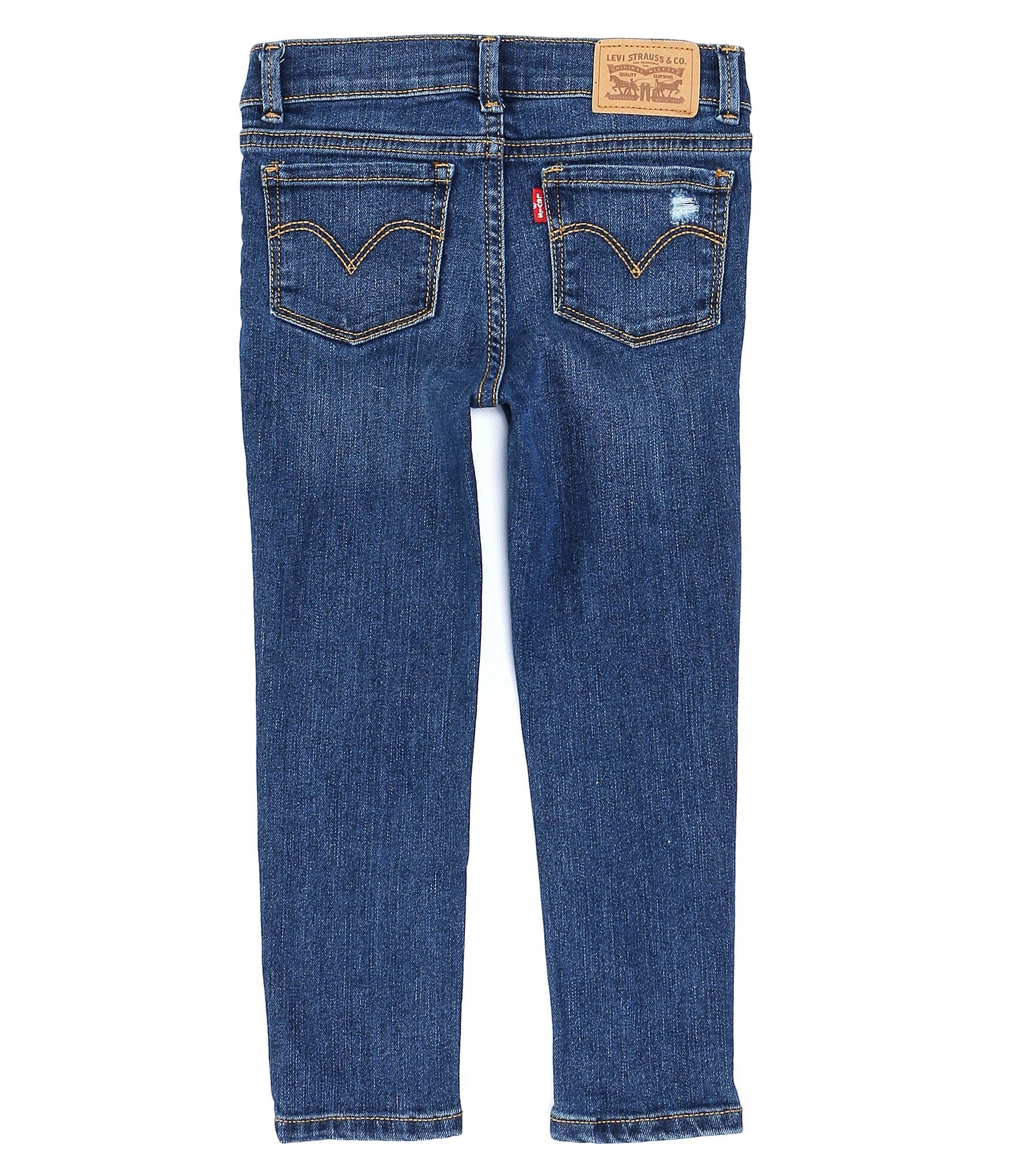 Levi's® Little Girls 2T-6X Lana Destructed Detail Denim Jegging