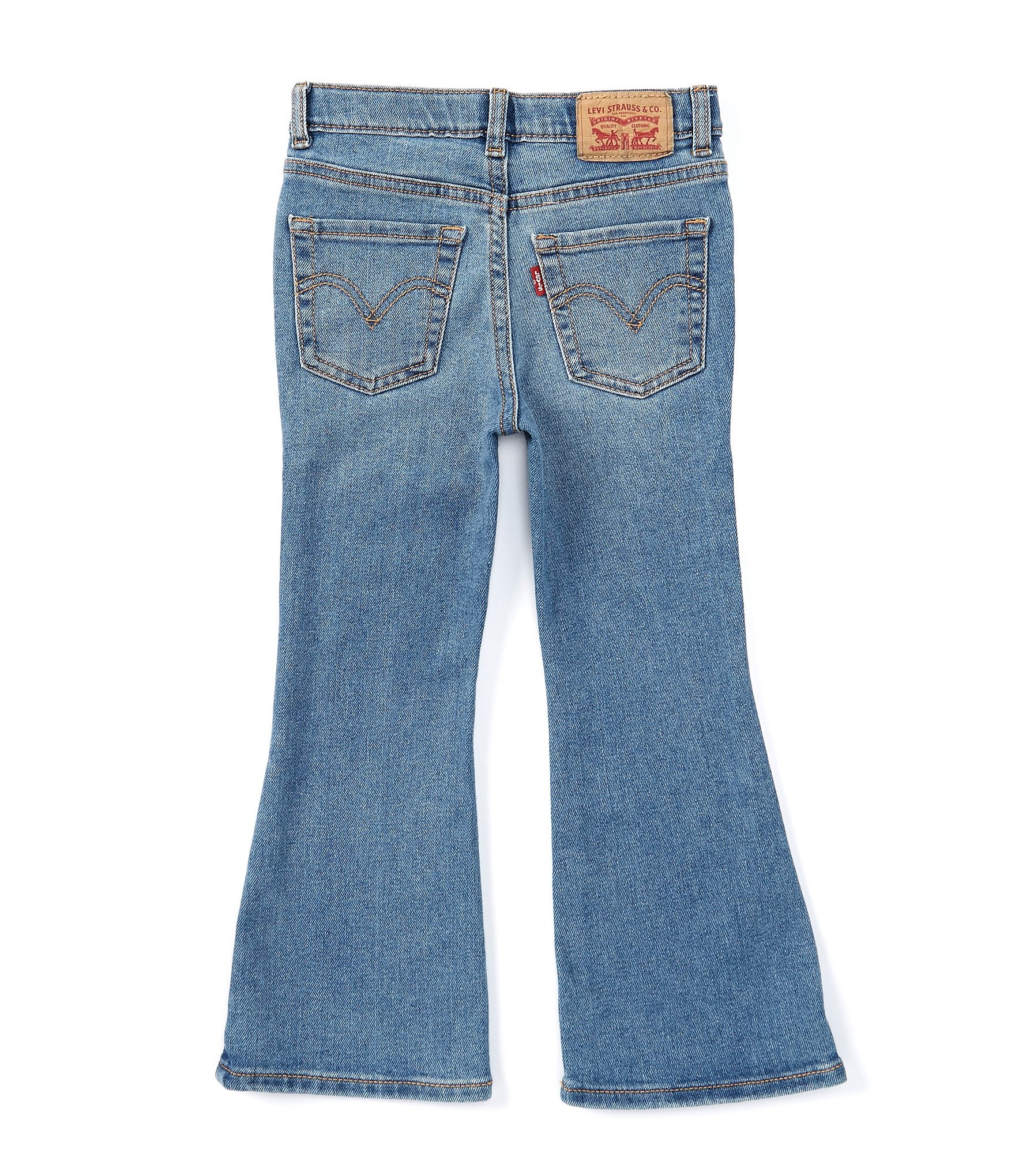 Levi's® Little Girls 4-6X Hi-Rise Flare Jeans