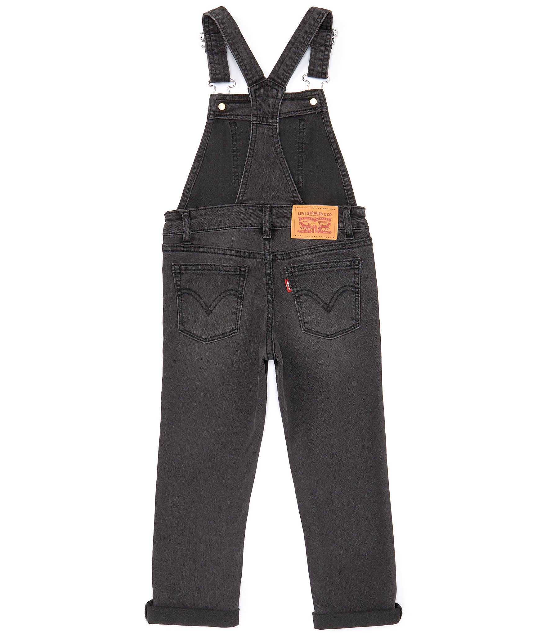 Levi's® Little Girls 4-6X Stretch Denim Overalls