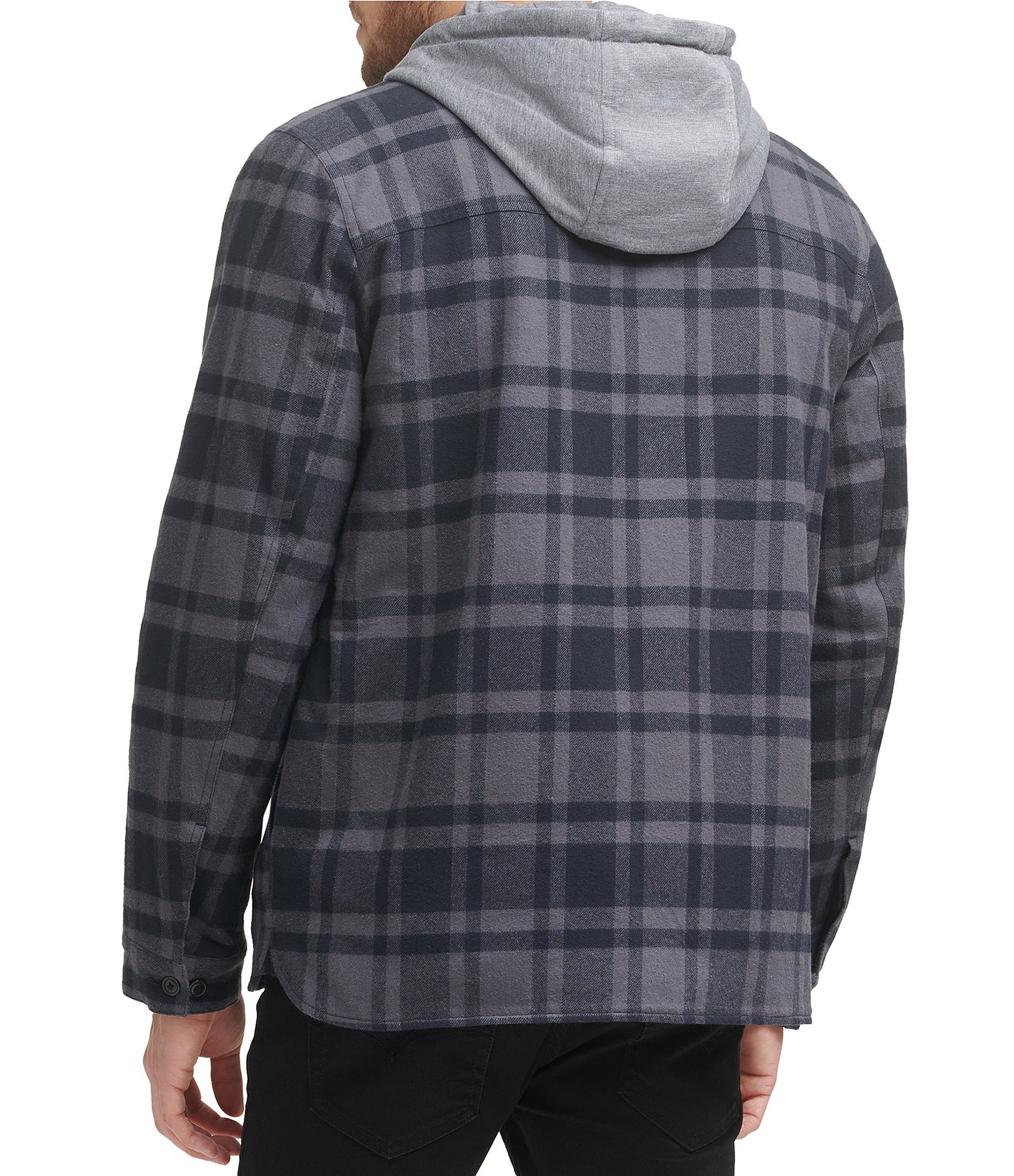 Levi's® Faux Sherpa Lined Plaid Shirt Jacket