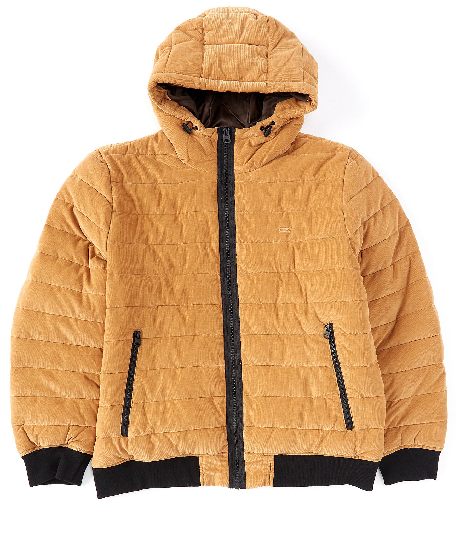 Levi's® Quilted Corduroy Hooded Bomber Jacket | Dillard's
