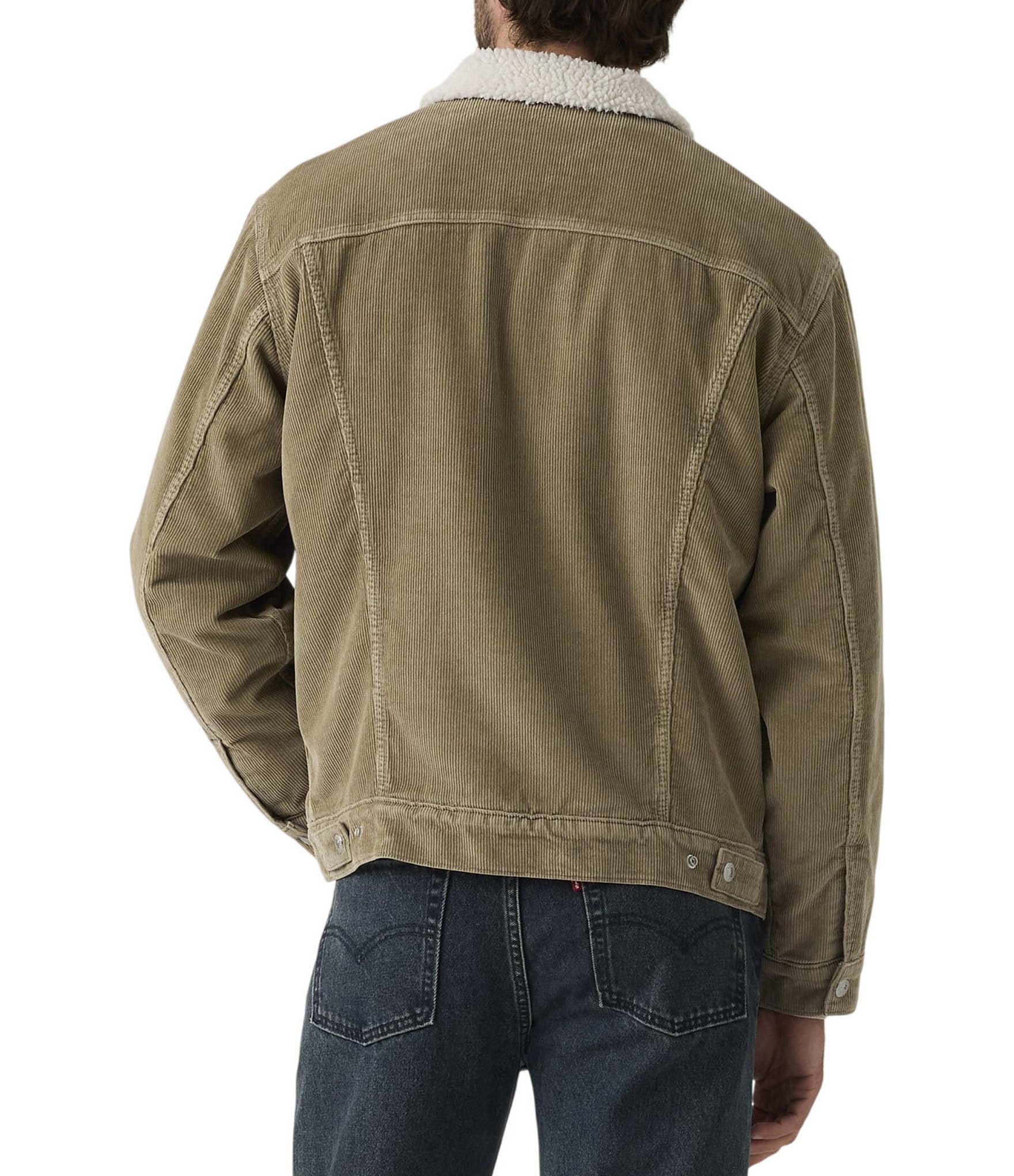 Levi's® Long Sleeve Relaxed Fit Corduroy Trucker Jacket