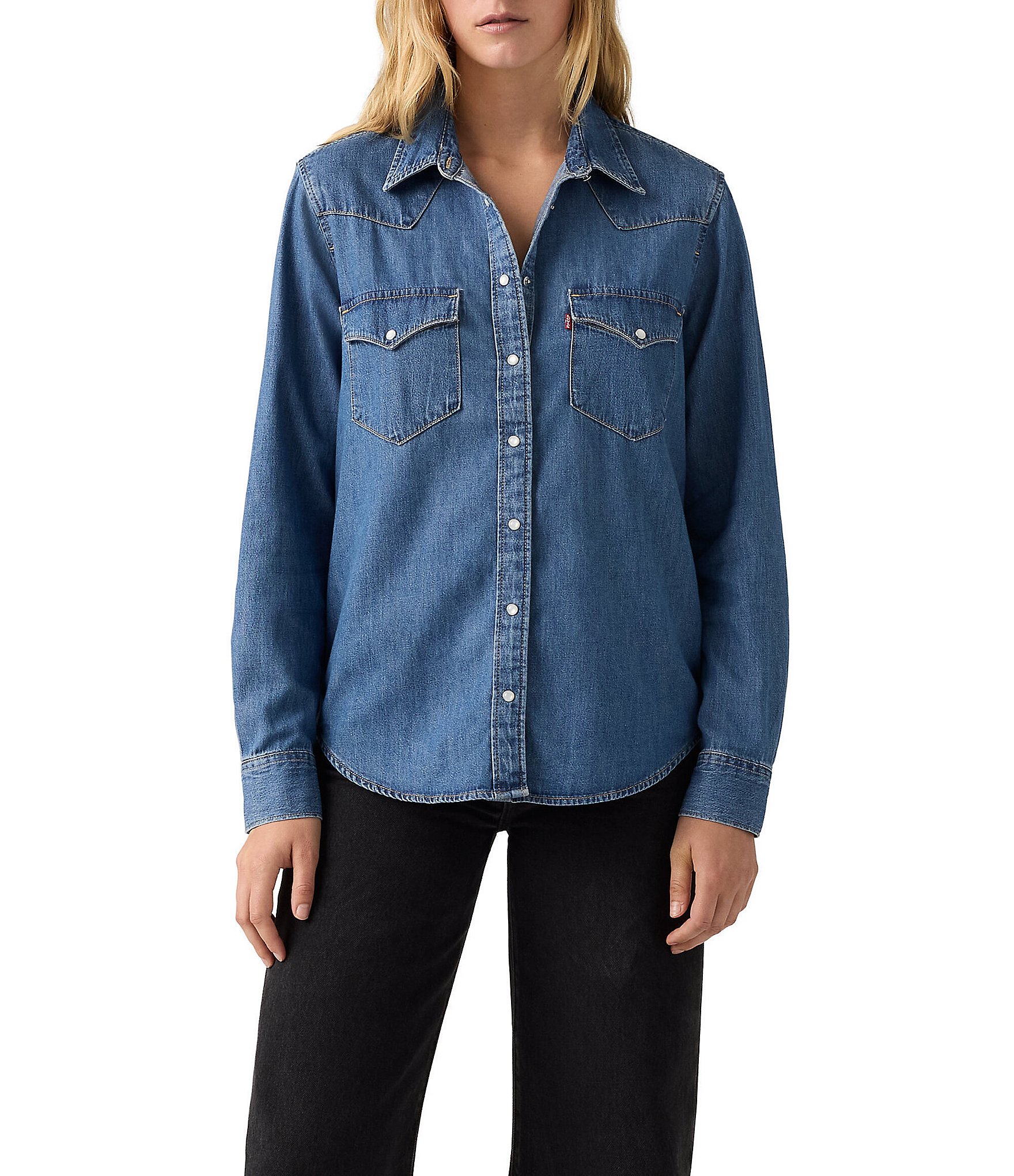 Levi's® Long Sleeve Ultimate Denim Western Shirt