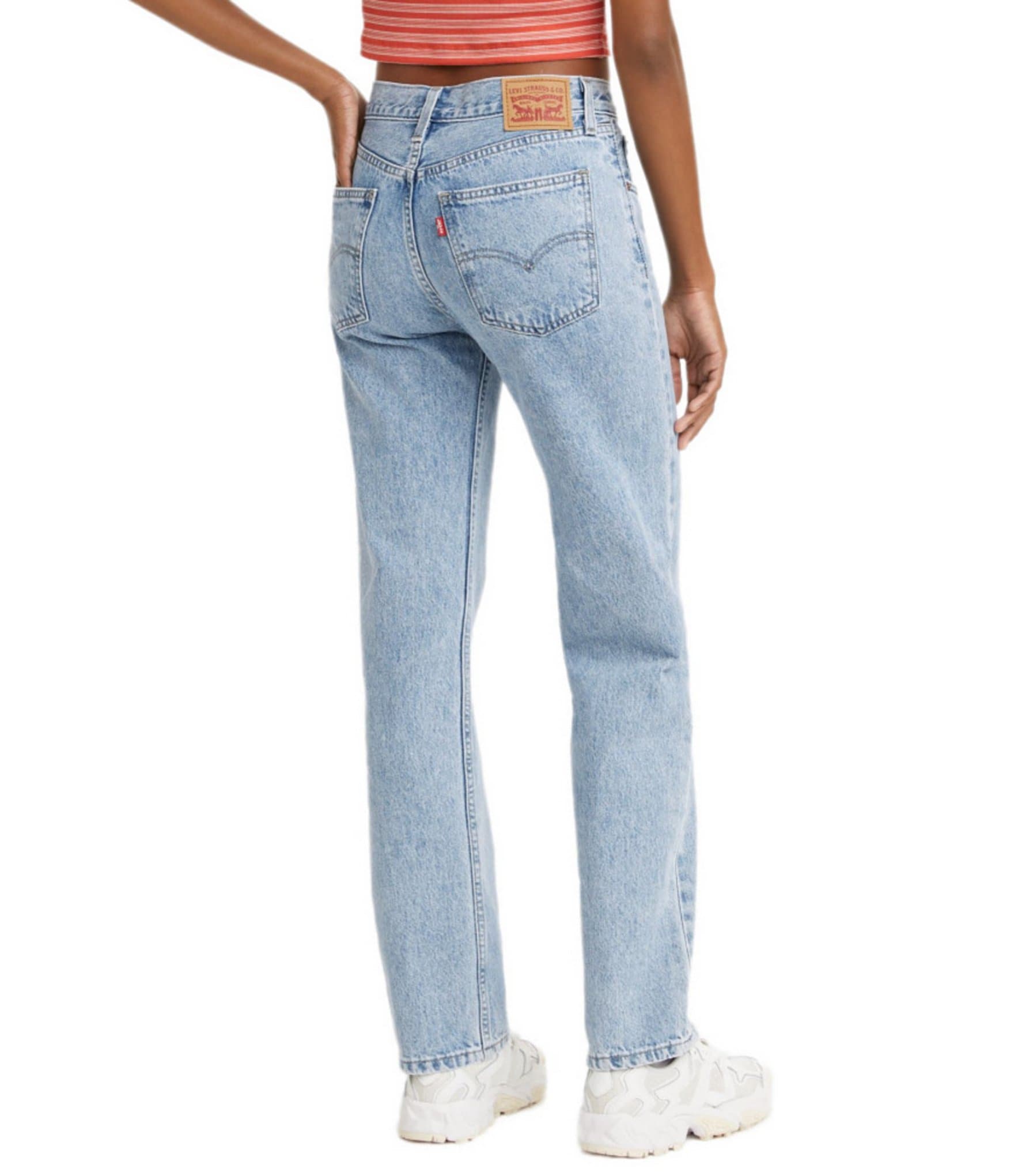 Levi's® Low Pro Mid Rise Straight Jeans