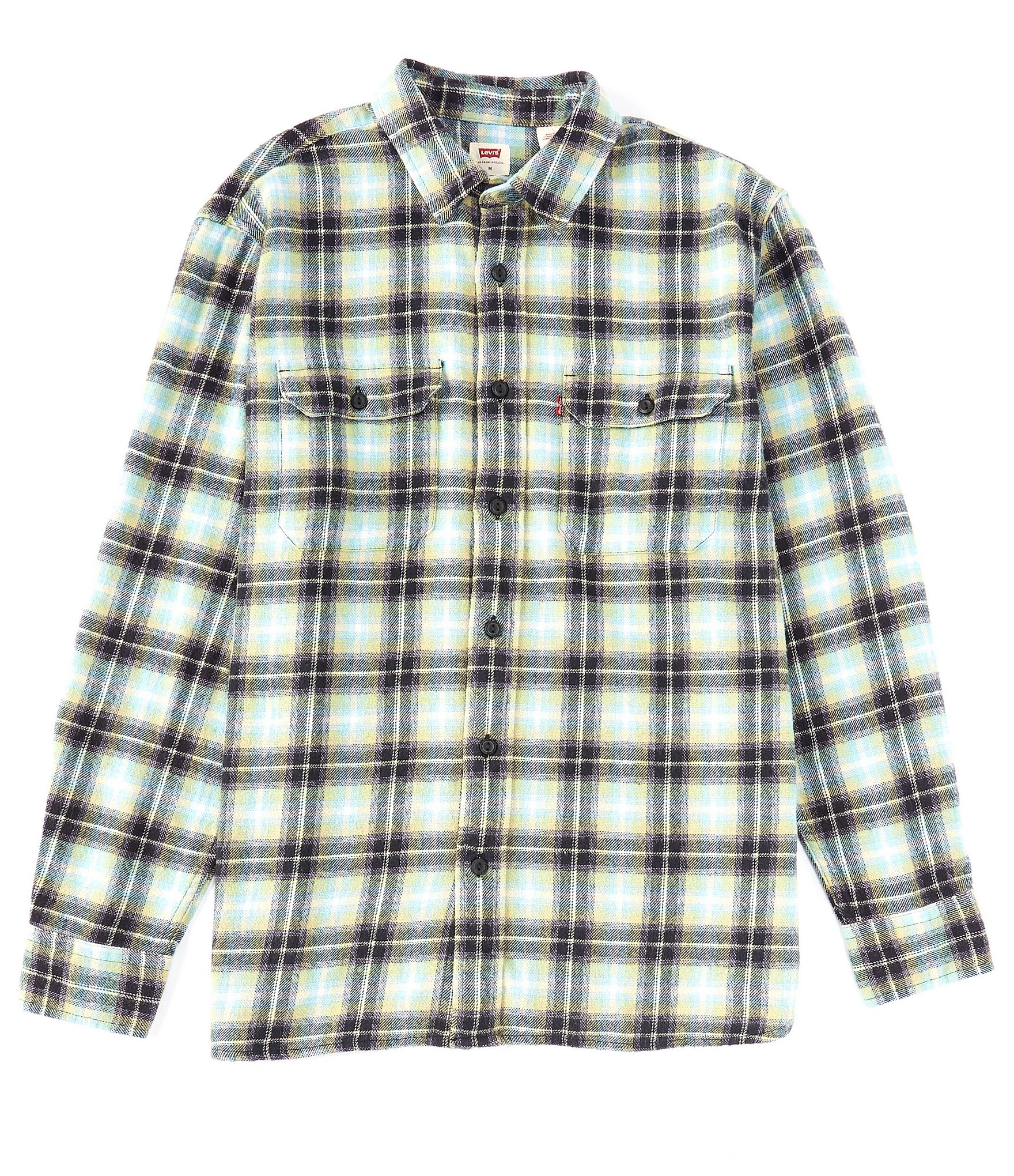 Levis Vintage Clothing LVC 1940s Wool Western Lumberjack Green Shirt S £170  New