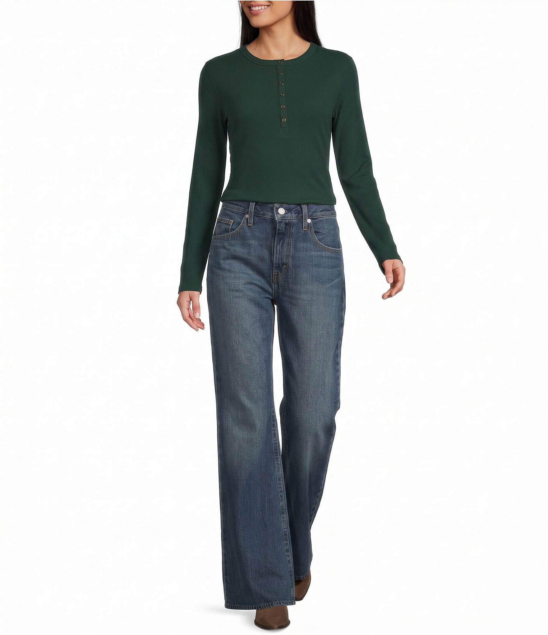 Levi's® Mid Rise Cinch Flare Jeans