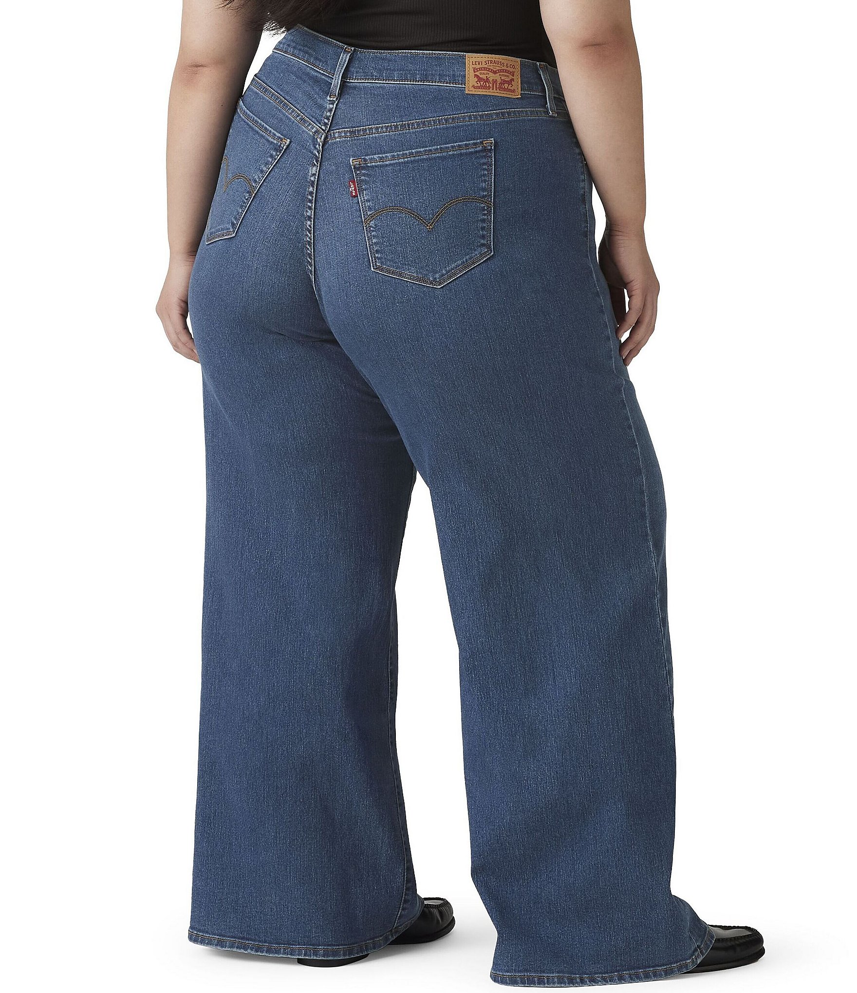 Levi's Plus Size 318 Shaping Wide Leg Jeans