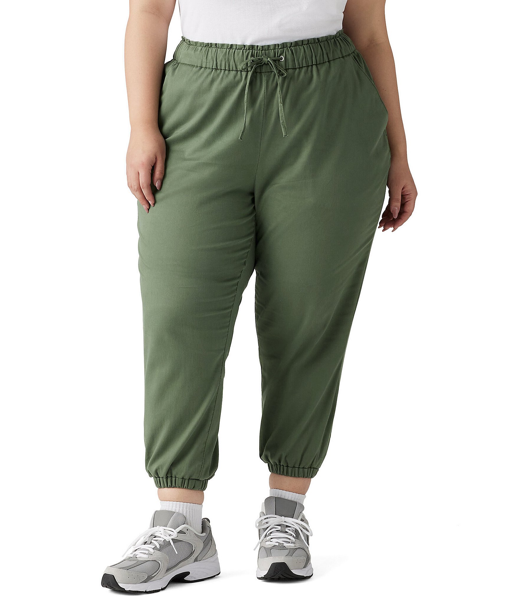 Levi's® Plus Size Off Duty Drawstring Elasticized Waist Pull-On Ankle Jogger  Pants | Dillard's